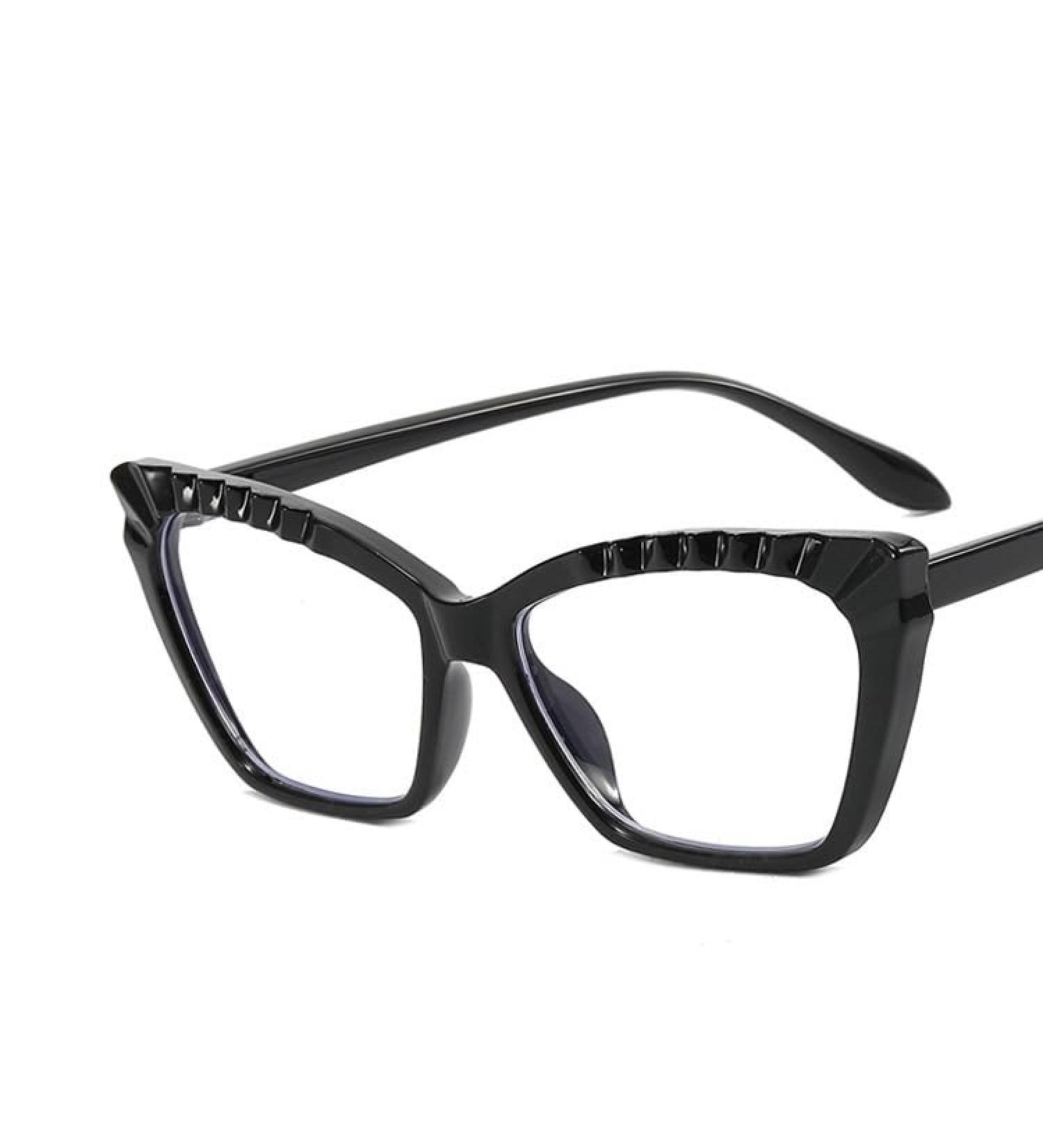 Shop Anti Eyestrain Blue Light Blocking Cat-Eye Reading Glasses - Classic +0.00 Black - Perfect for Computer Use | International Shipping Available - Buy Online on GoSupps.com