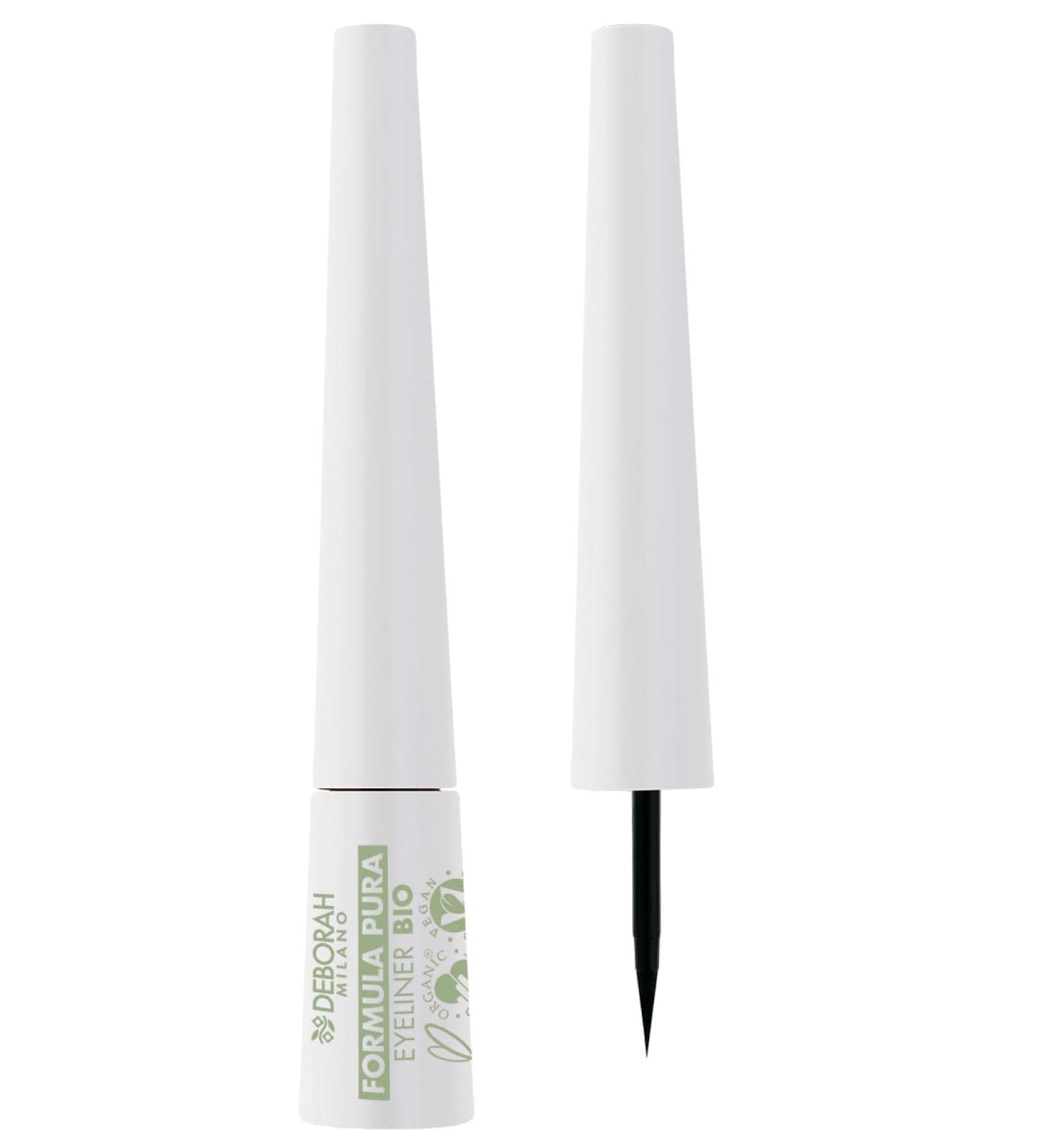  DEBORAH Deborah Milano Precision Eyeliner Pure Organic Formula High Tolerance Paraben Free Intense Long-Lasting Finish No Transfer Ultra Precise and Delicate on the Eyes Brown 2 ml - Buy Online on GoSupps.com