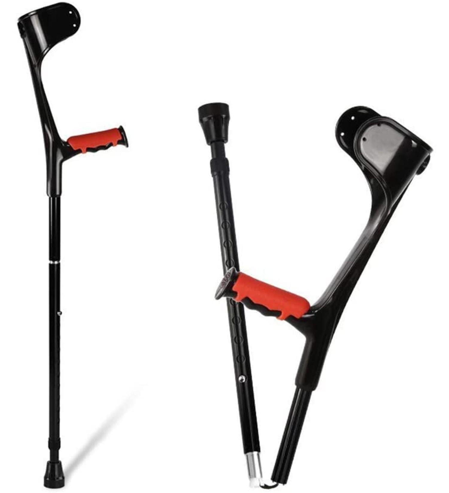 Forearm Crutches Adjustable Folding Forearm Adult Crutches Collapsible Medical Arm Cuff Crutch with Height Adjustable Portable Lightweight Aluminum Alloy Elbow Lightw Prosperous - Buy Online on GoSupps.com
