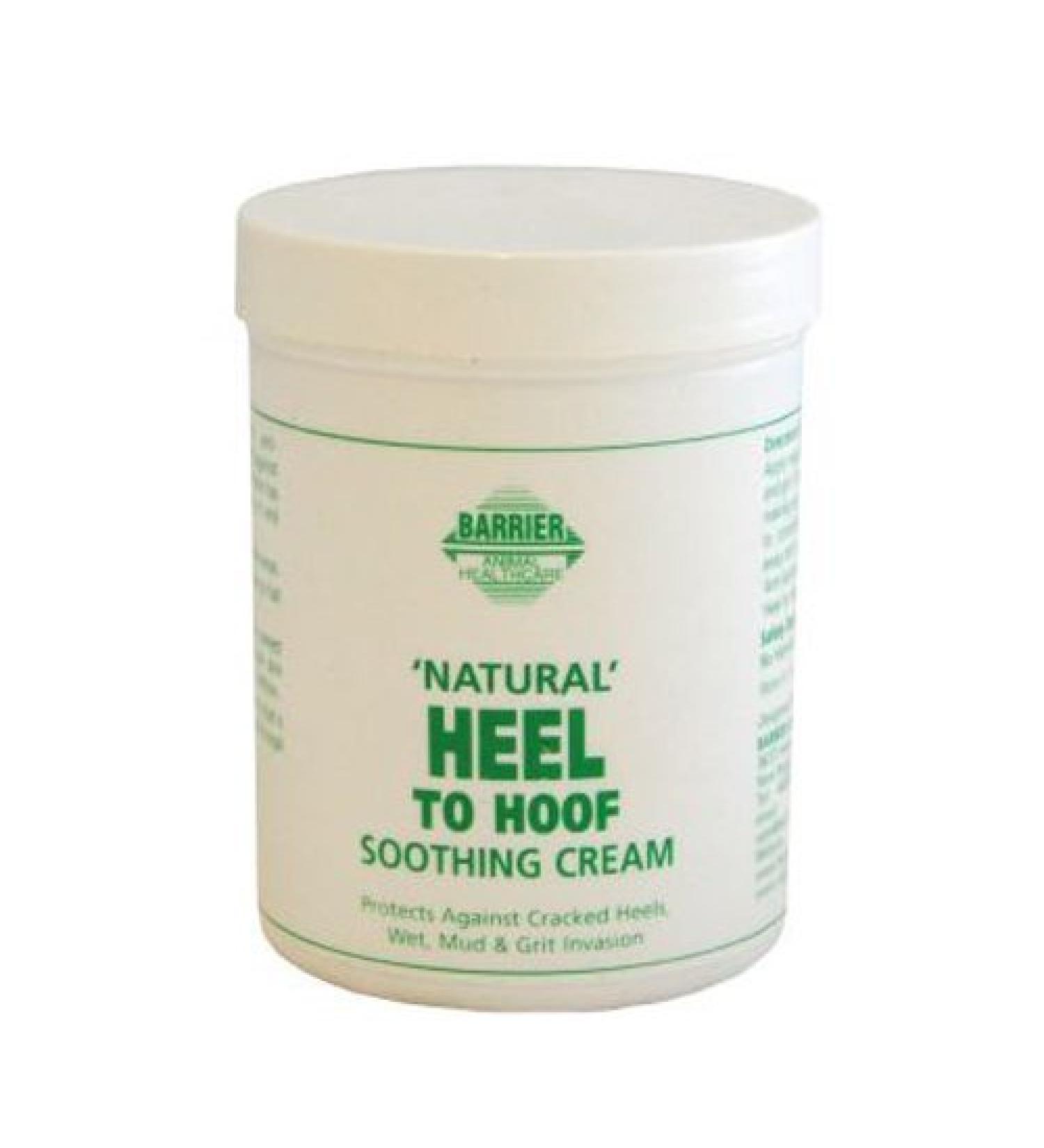 Barrier Natural Heel to Hoof Soothing Cream with essential oils - For anti-fungal anti-bacterial protection. Helps scabs soften and fall away naturally (250ml or 1 litre tub) 250 ml (Pack of 1)