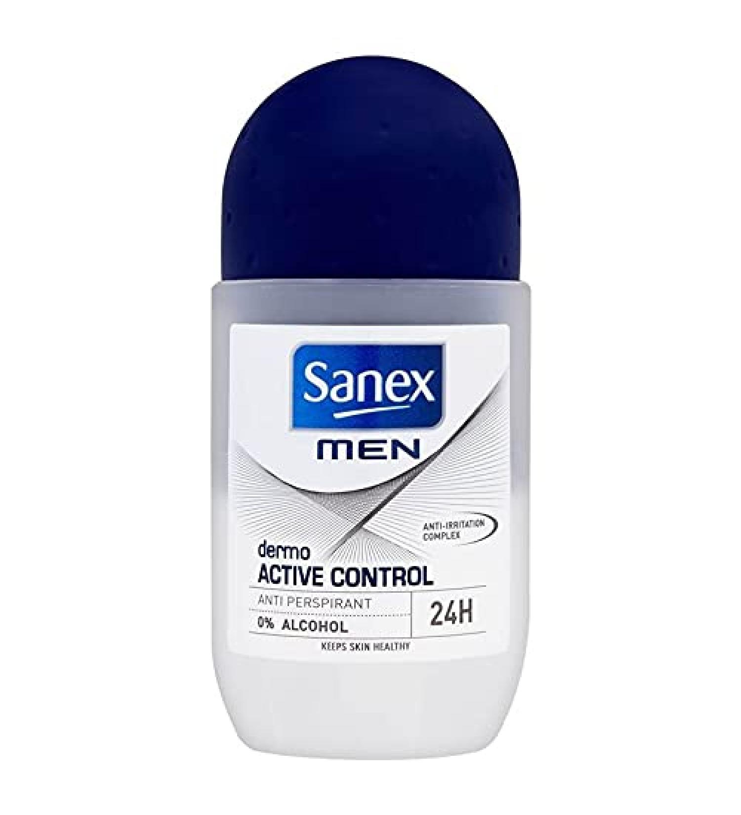 Sanex Sanex Dermo Active Control Roll-On Deodorant for Normal Skin 50 ml Pack of 6