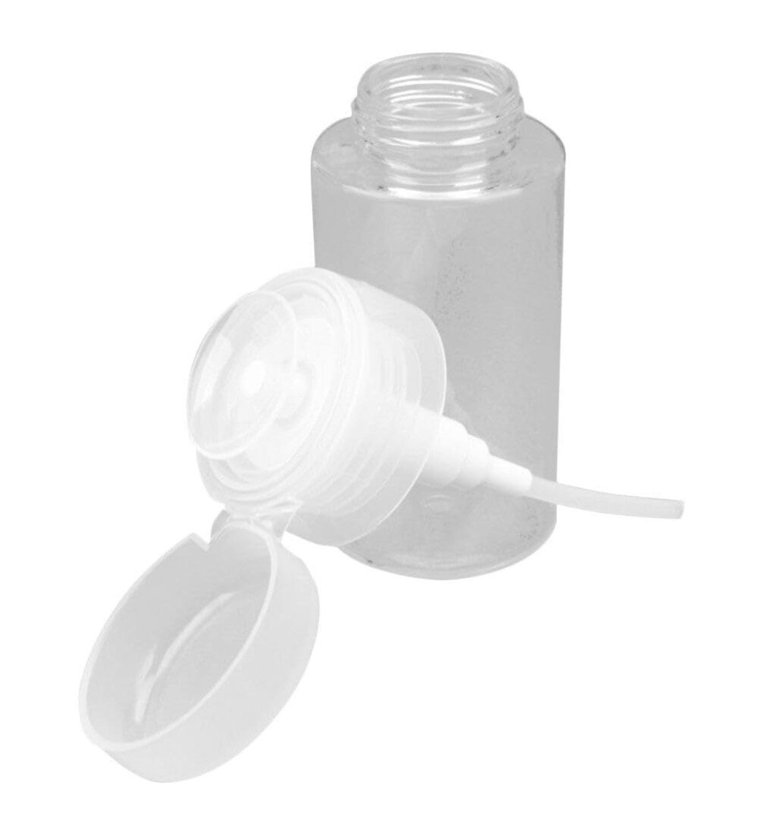 FOMIYES Clear Pump Press Bottle Plastic Sample Containers Empty 120ml Travel Jar Refillable Cosmetic Bottle for Creams Lotions Body Scrub Butter - Buy Online on GoSupps.com