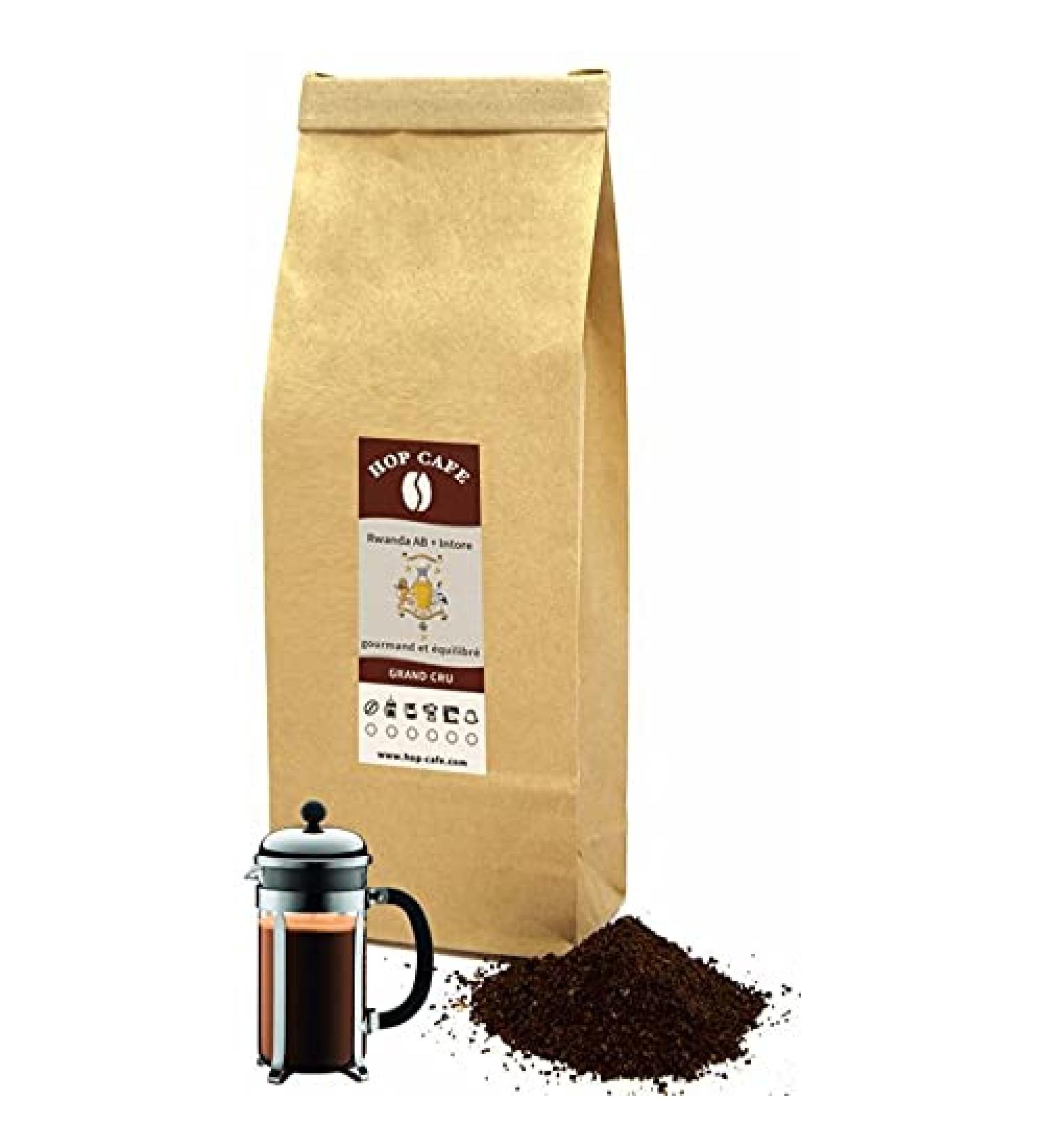 HOP CAFE Rwanda Intore Ground Coffee Maker 500 g