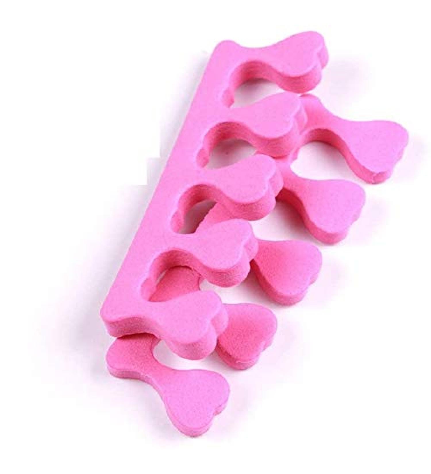 Buy Behind Finger Toe Spreader Foam - Disposable Nail Separators for Pedicure & Manicure | 20pcs Pink | International Shipping Available - Buy Online on GoSupps.com