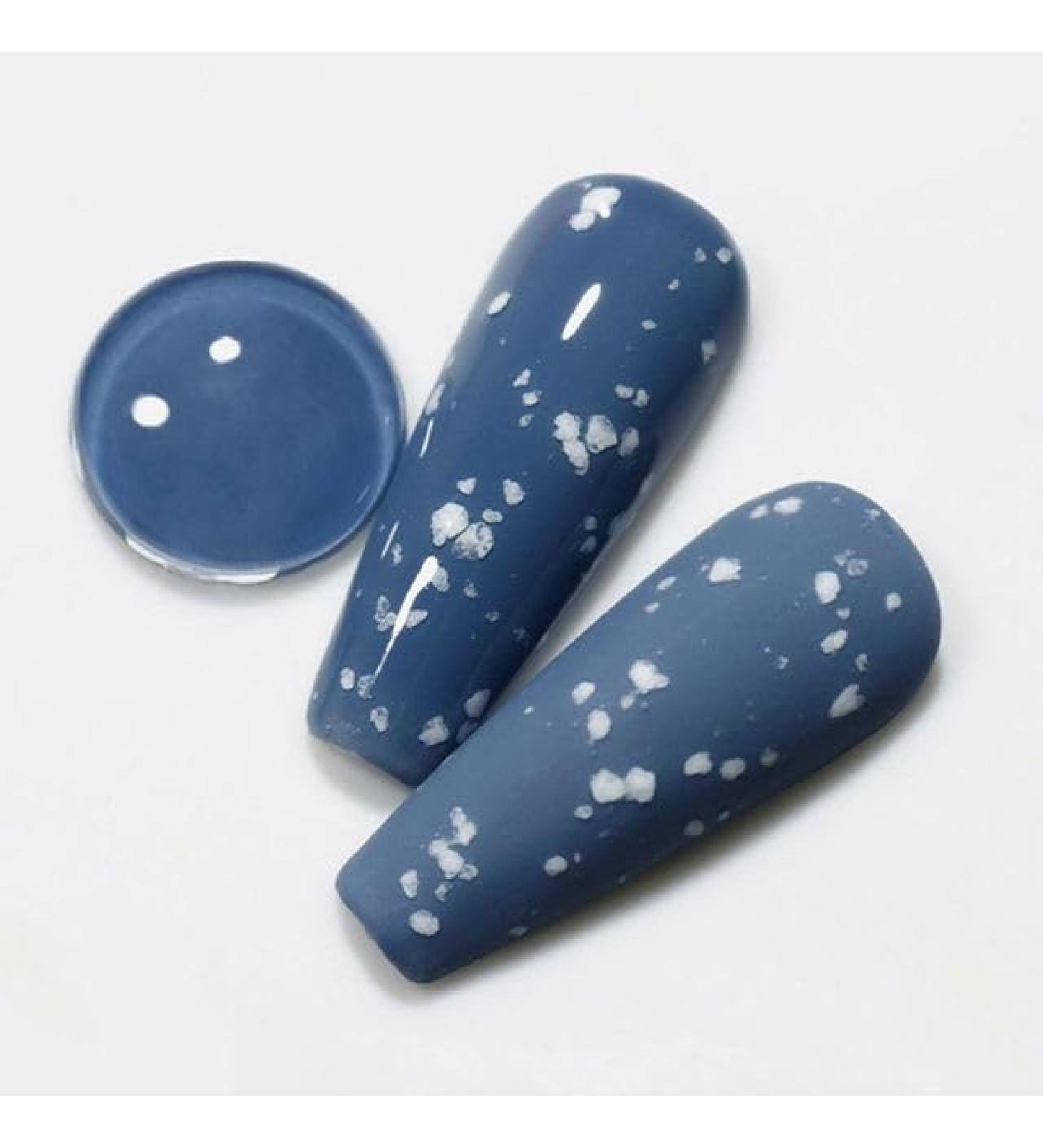 15ML DIY UV Nail Gel Nail Phototherapy Gel Manicure Gel Gel Nail Polish Top Coat Gel Snowflake Colorful Nail Gel - (Color: 7) - Buy Online on GoSupps.com