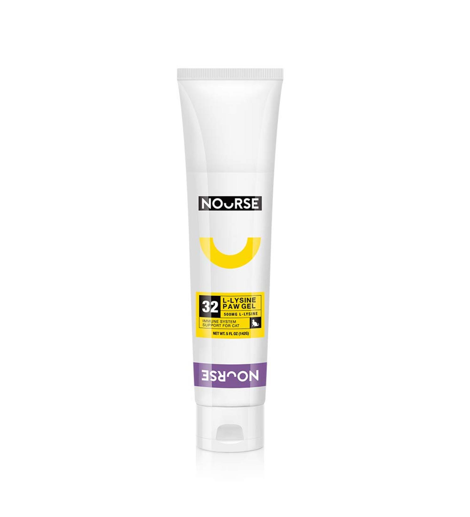 Nourse Chowsing L-Lysine Paw Gel Cat Immune Support Effectively Treats Sneezing Eye Inflammation and Runny Nose(5FL Ounces - Buy Online on GoSupps.com