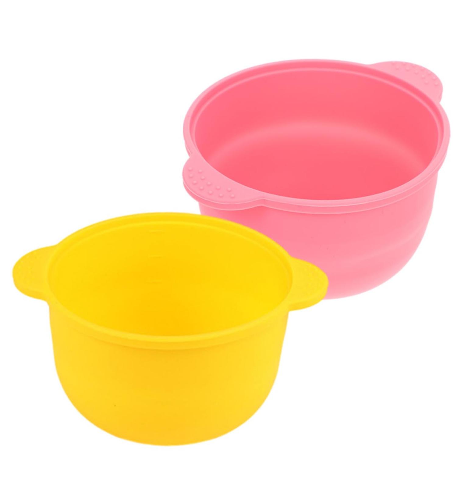 Minkissy Silicone Wax Containers for Kids | Safe Easy-to-Use Wax Melting Bowls for Cosmetics & Hair Removal - Buy Online on GoSupps.com