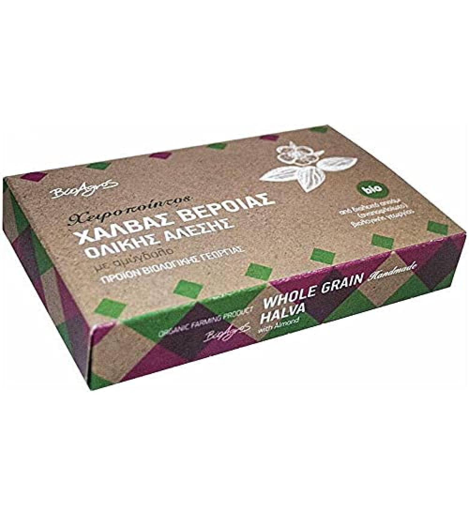 SESAME Organic Almond Halva 200 g - BIO AGROS