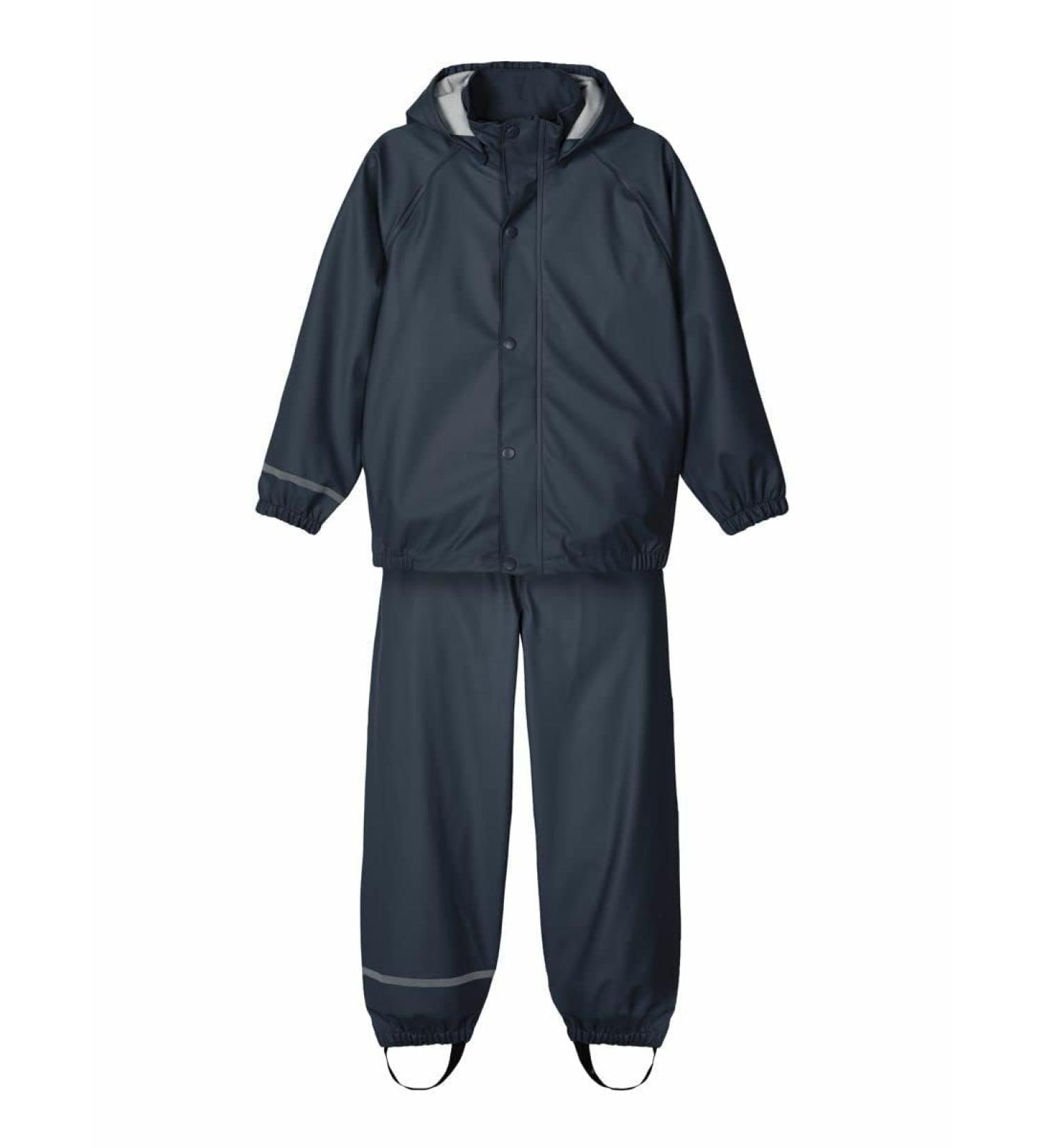 NAME IT Unisex Baby Nkndry Rain Set Noos Rain Suit 6 Years - Dark Sapphire - Buy Online on GoSupps.com