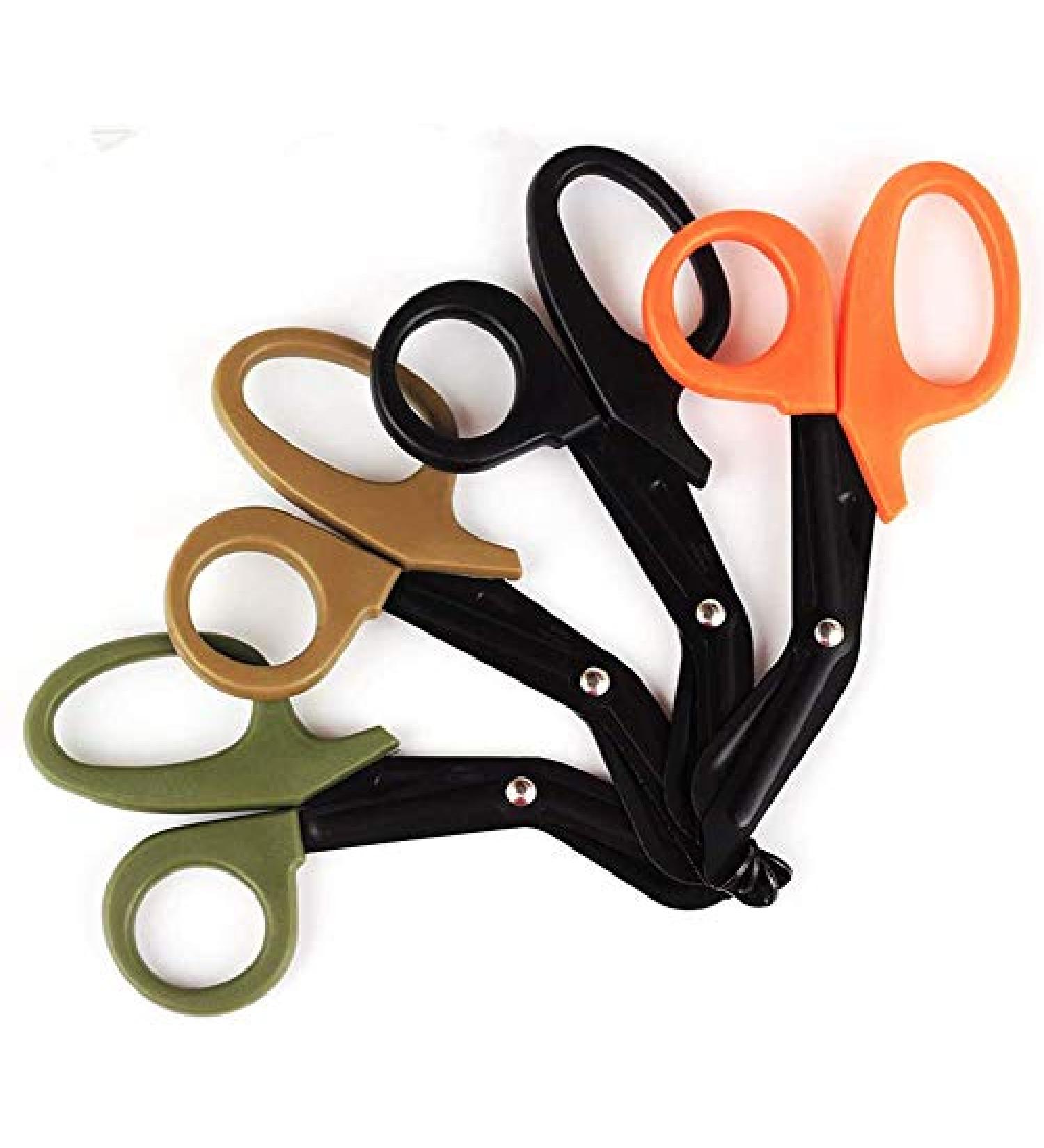 Frmarche 4pcs Military EMT Multifunction Outdoor Scissors | EDC Emergency Shears for Medical First Aid | Random Color - Shop Now! - Buy Online on GoSupps.com