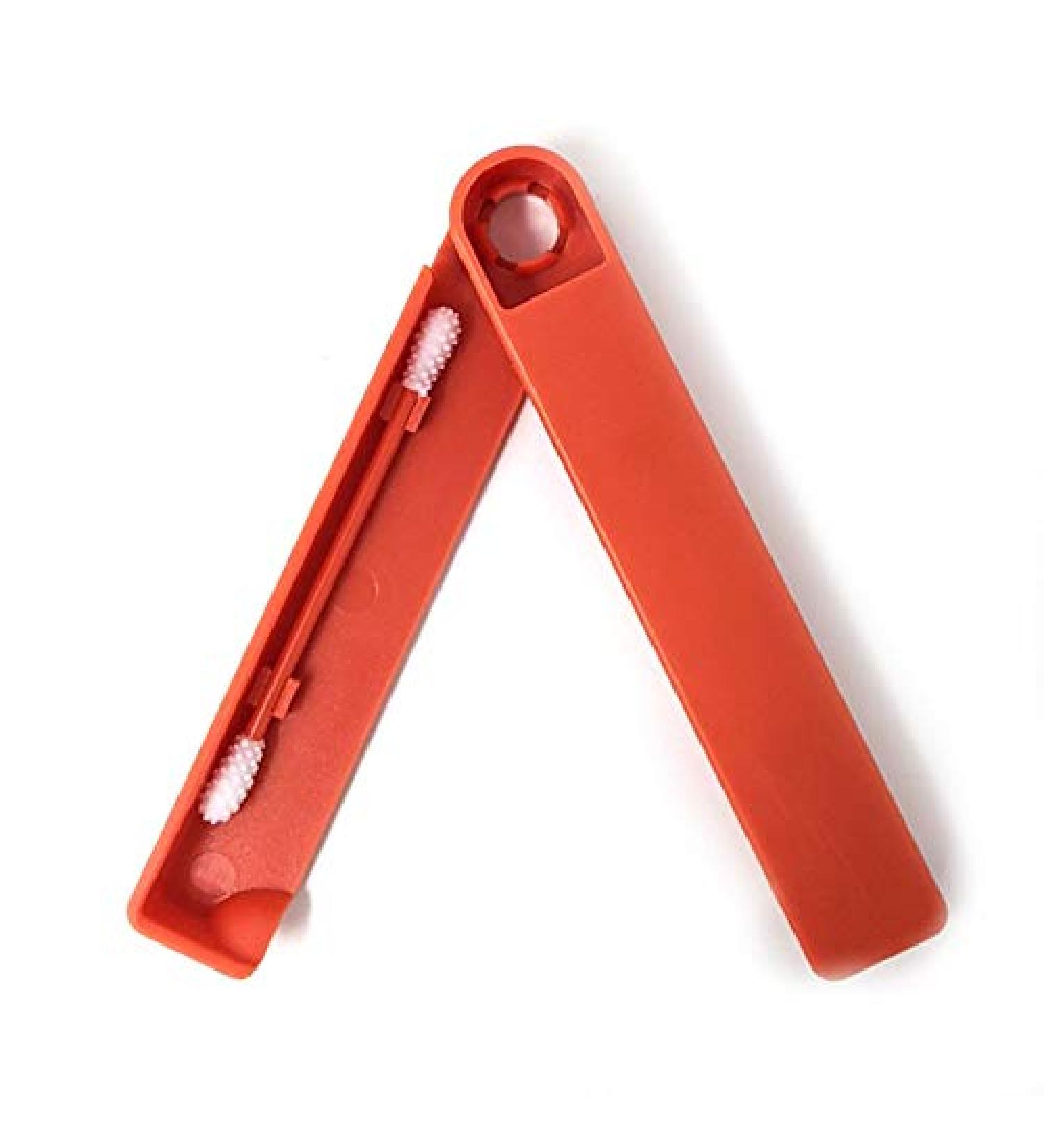 SHOP-STORY Reusable Cotton Swabs - Washable Red 2-Pack | Eco-Friendly & Sustainable - Buy Online on GoSupps.com