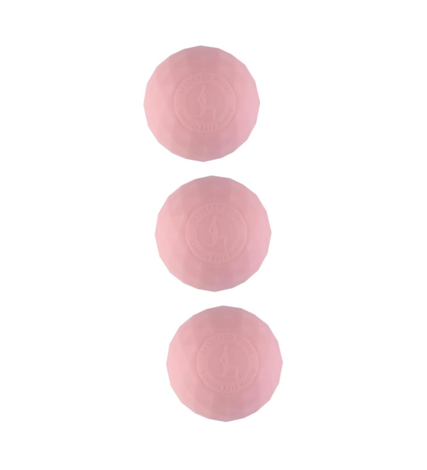 Toddmomy 3 STK Silicone Massage Balls - Trigger Point Roller for Yoga & Mobility | Deep Tissue Myofascial Fitness Pebbles - International Shipping Available - Buy Online on GoSupps.com