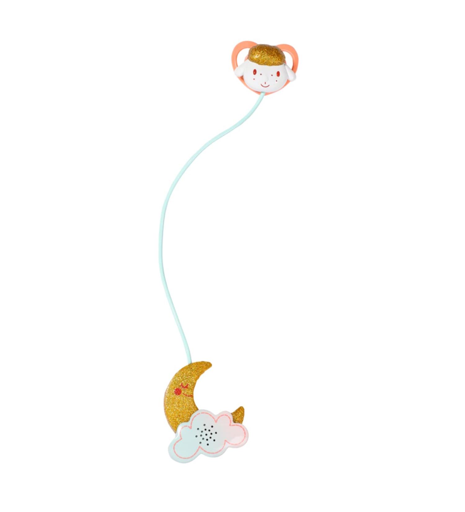Baby Annabell Sweet Dreams Pacifier - Light & Sound Function | White & Gold - 704219 Zapf Creation - International Shipping Available - Buy Online on GoSupps.com