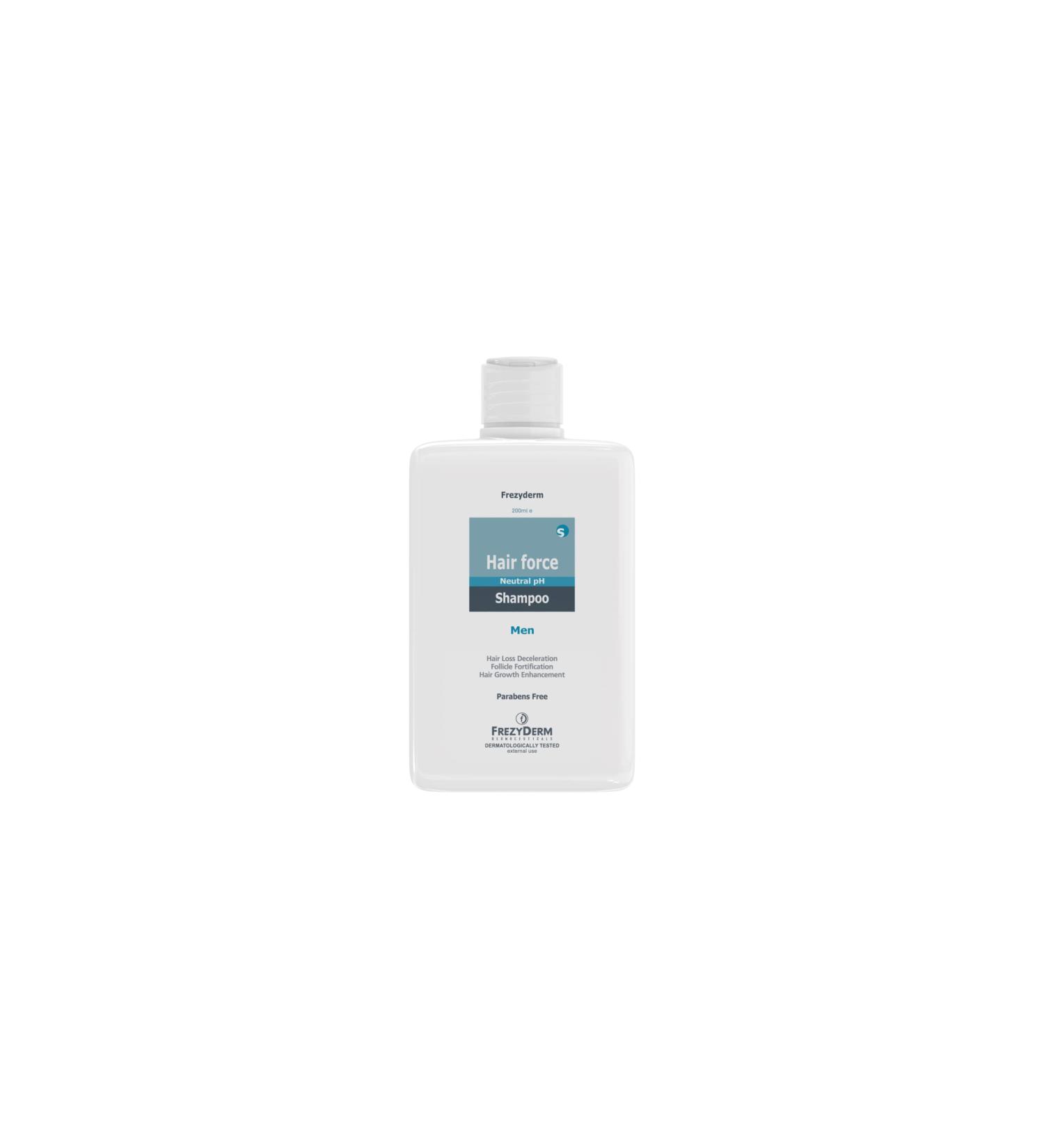 Frezyderm Hair Force Shampoo for Men - Hair Growth Enhancement 200ml | International Shipping Available - Buy Online on GoSupps.com