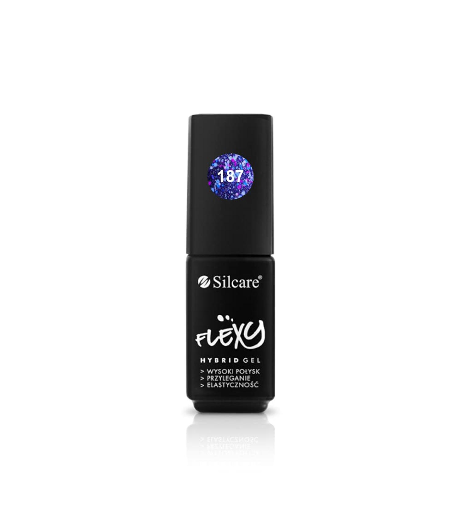 Silcare 187 Soak Off Hybrid UV LED Flexy Gel for Nails - 4.5g | Long-lasting Manicure Solution - International Shipping - Buy Online on GoSupps.com