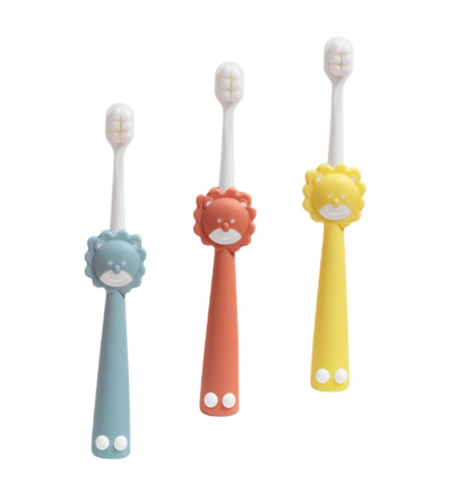Magiclulu Soft Fur Children's Toothbrush - Beautiful & Travel-Friendly Dental Care for Kids - Buy Online on GoSupps.com