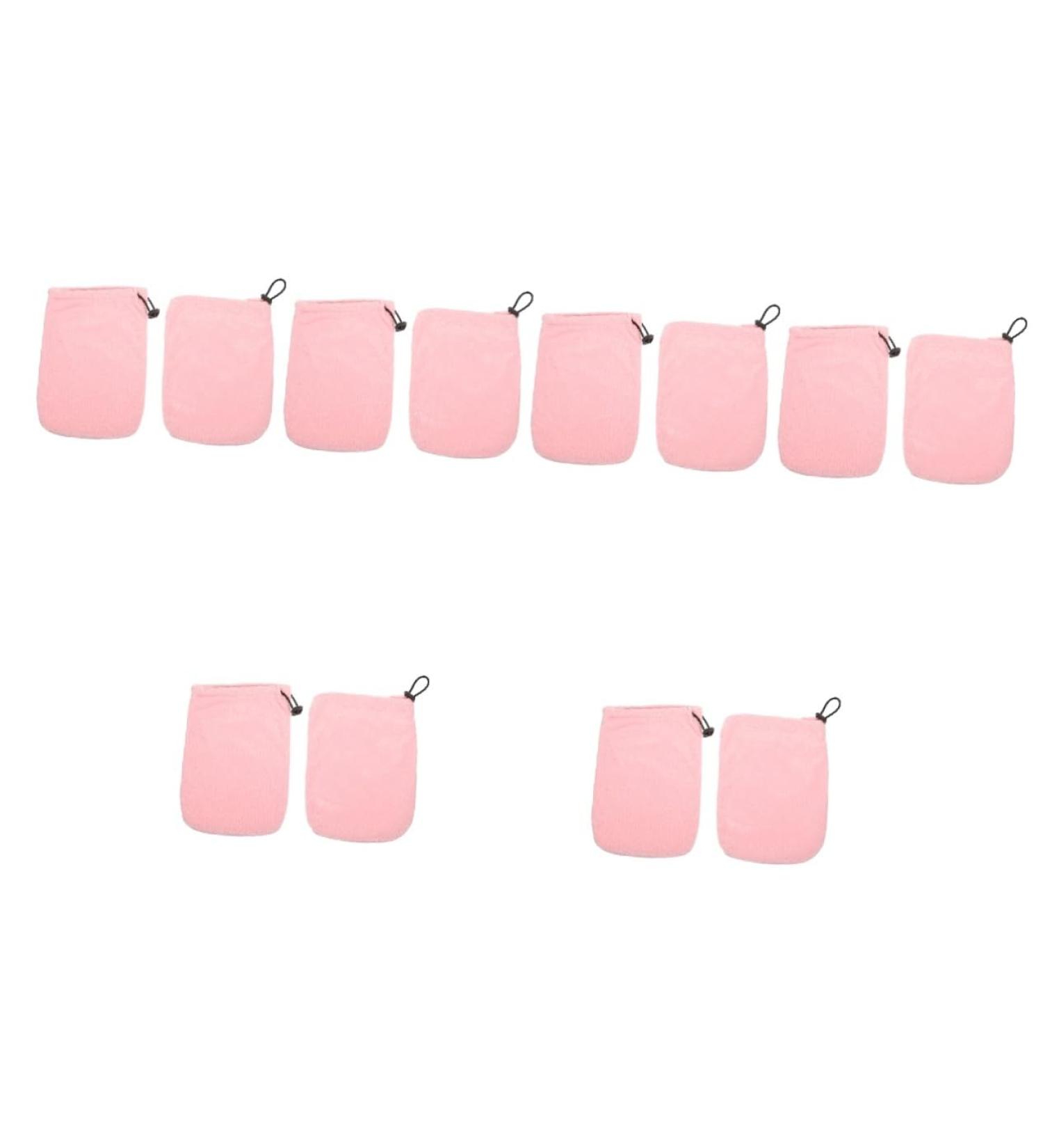 FOMIYES 6 Pairs Wax Thermal Insulation Gloves Wax Bath Foot Hand Cover Mitts Cracked Hand Gloves Hand Protector Gloves Hand Gloves Spa Wax Socks Baby Plush Keep Warm Floor Mat Pink - Buy Online on GoSupps.com