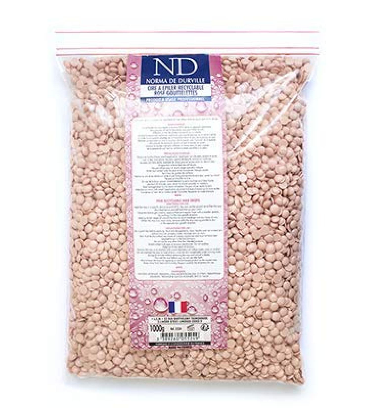 Norma de Durville pink pearl depilatory wax 1 kg