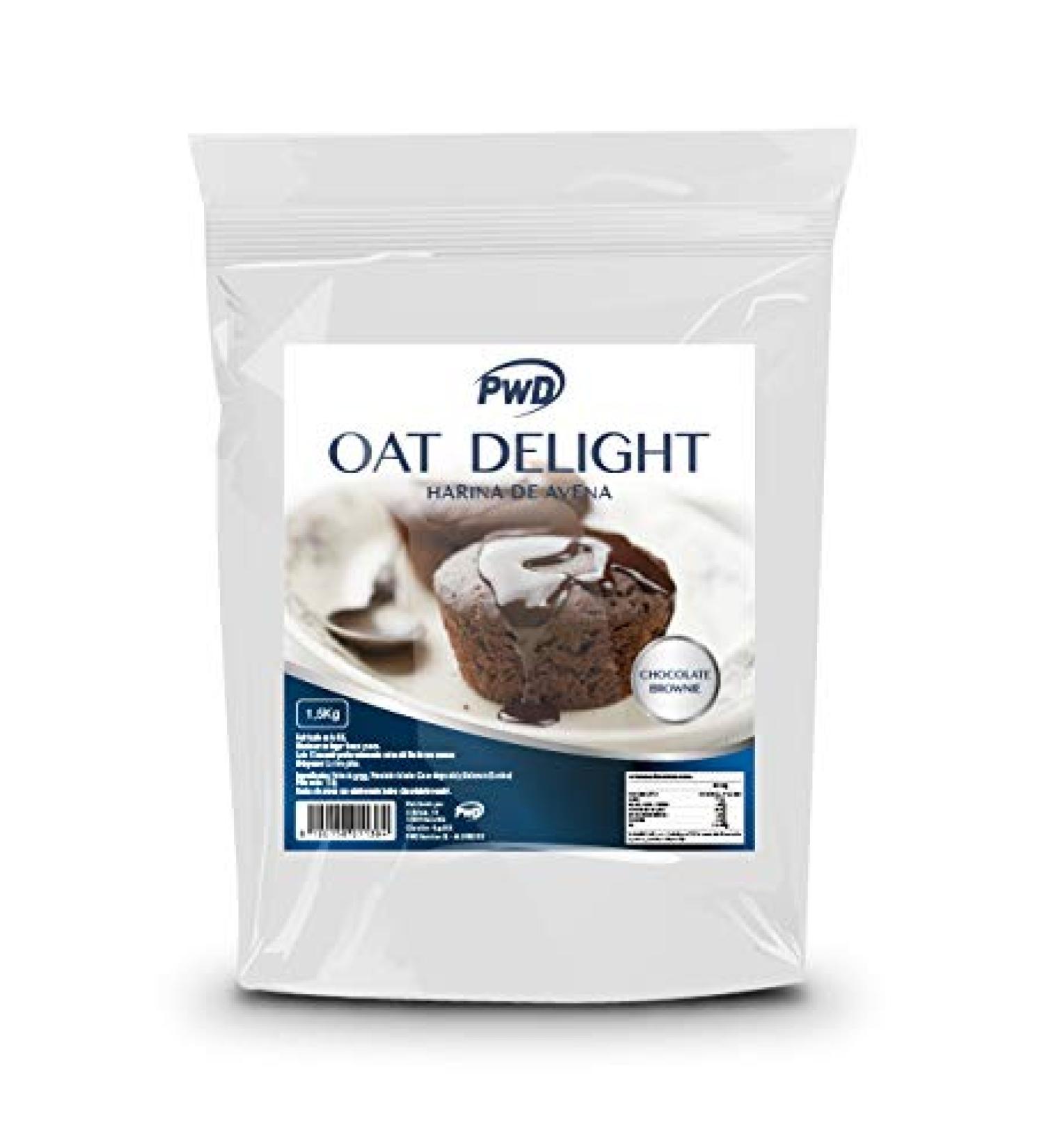 Pwd Nutrition Chocolate Brownie Oat Flour 1.5 kg