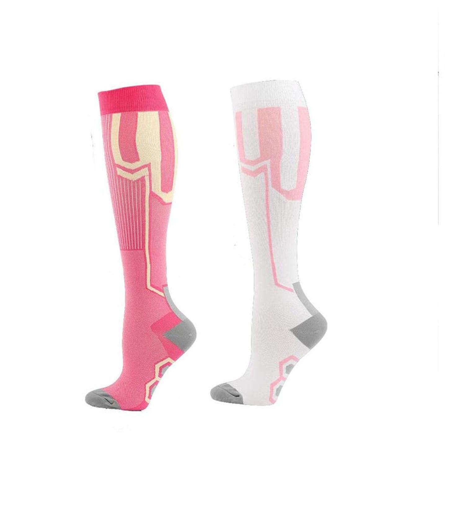 JILIBABBA Compression Socks for Women & Men - Knee High Sports Socks for Running Fitness & Travel | Size L-XL - Buy Online on GoSupps.com