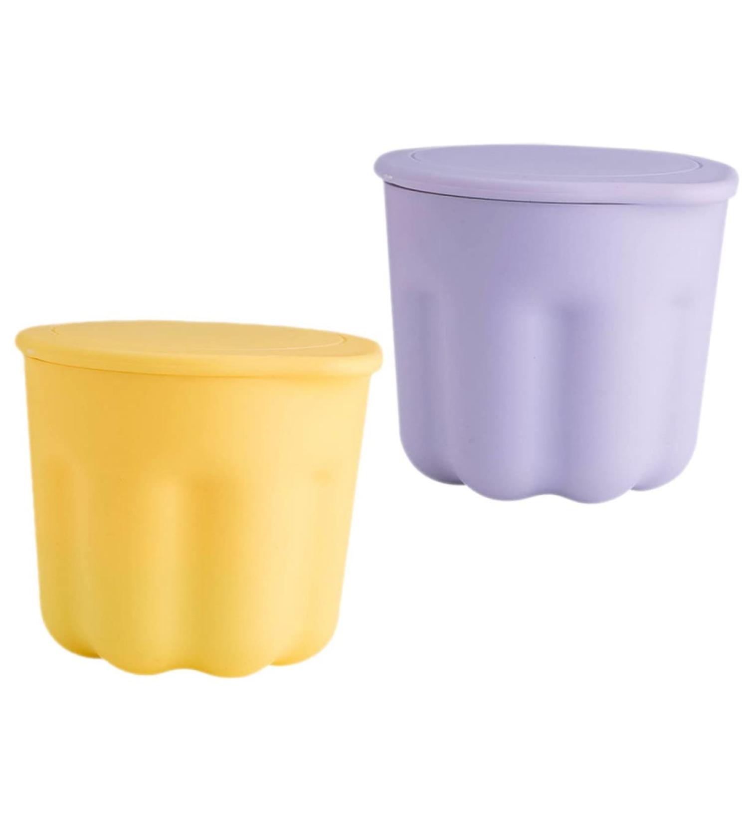 FOMIYES 2 Sets Pp Washing Bowl Portable Cleaner Beauty Tool Cleaner Kit Makeup Brush Cleaner Make up Brush Cleaner Makeup Cleaning Mat Makeup Brush Mat Cleaning Bowl Silica Gel Self Made 8.5x8CM As Shown - Buy Online on GoSupps.com