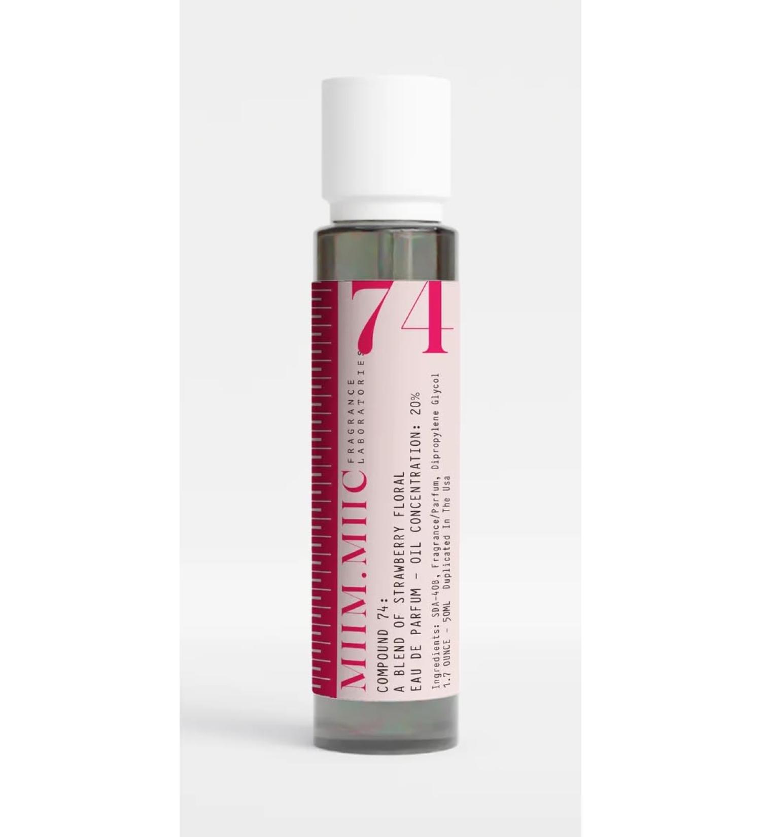MIIM MIIC Compound #74 Eau De Parfum 1.7 Fl Oz A Blend of Strawberry Floral Unboxed