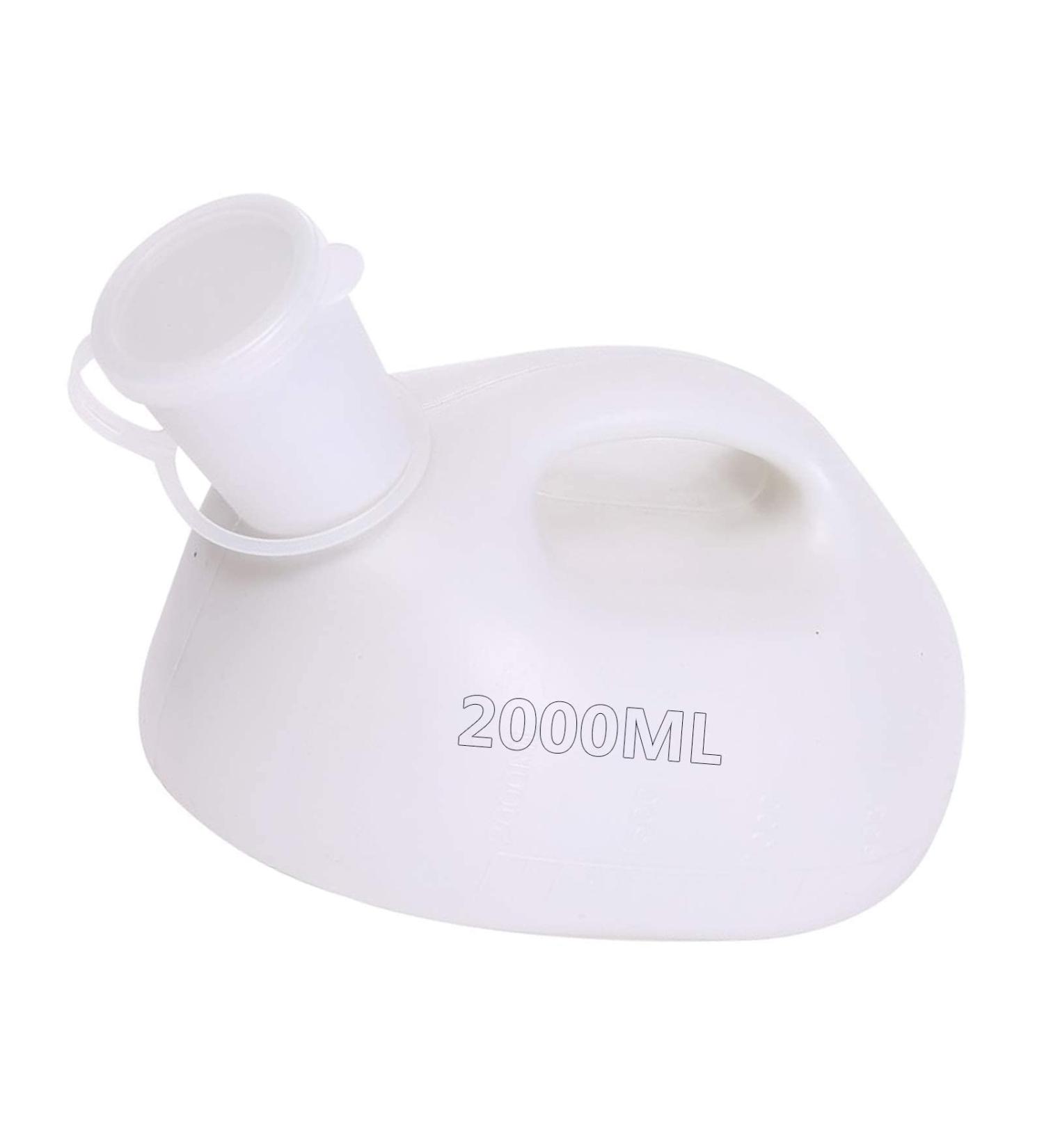 2000ml Portable Outdoor Urine Bottle with Lid Male Pee Urinal Storage Can Be Used Repeatedly Urine Collector Happy - Buy Online on GoSupps.com