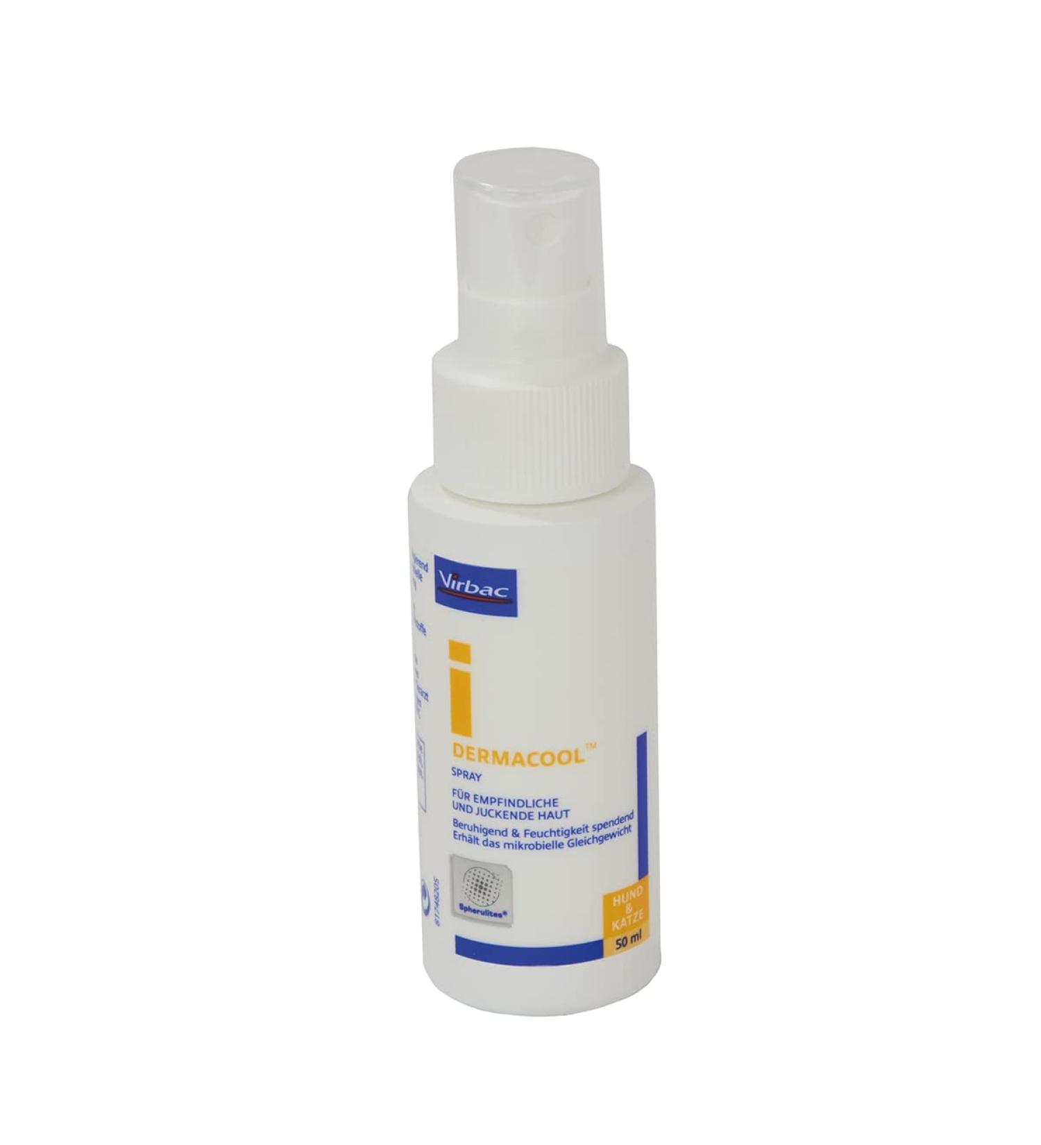 Virbac Animal Health Dermacool Spray 50ml - Soothing Relief for Sensitive & Itchy Skin - International Shipping Available - Buy Online on GoSupps.com