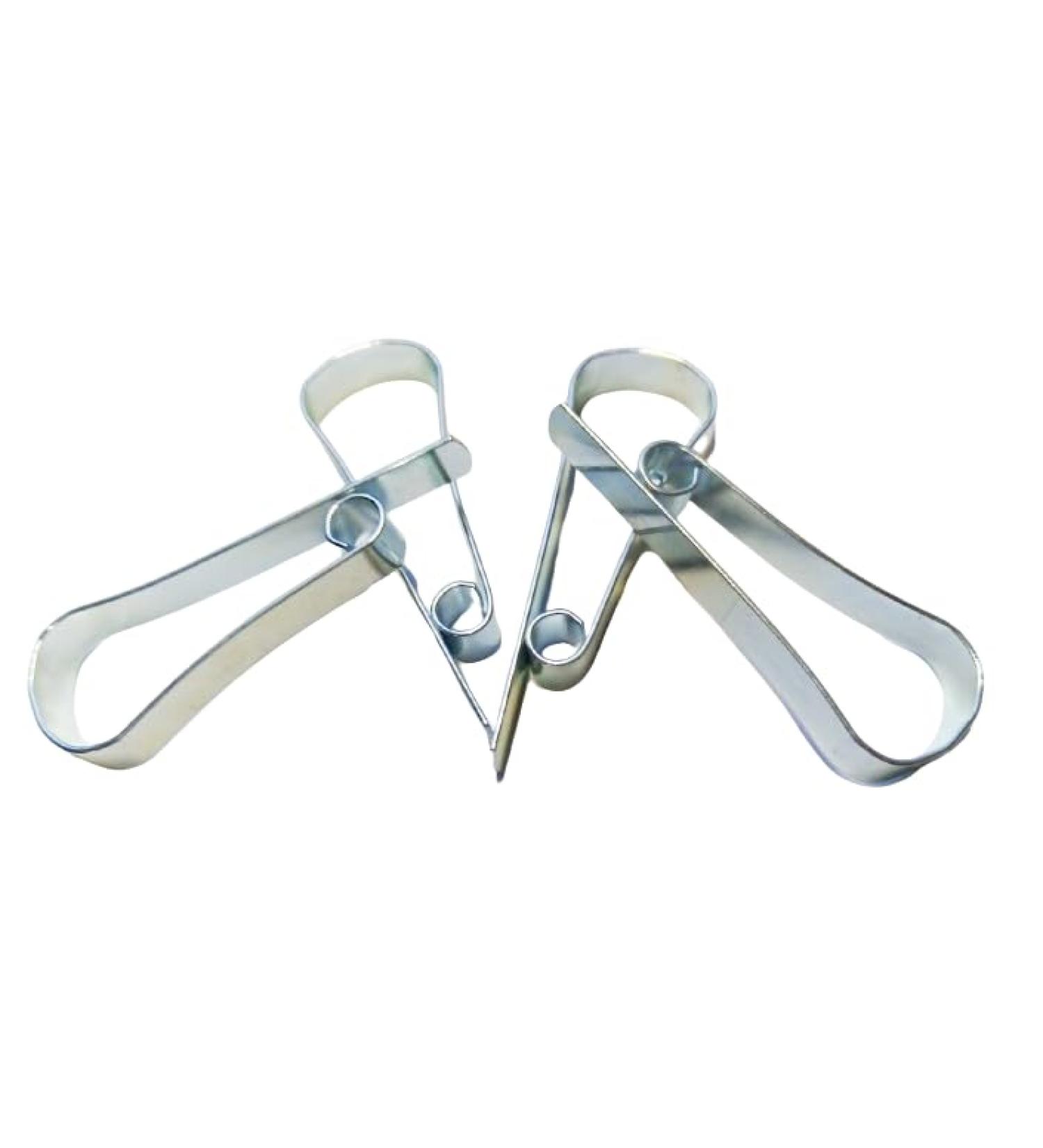 Pack of 4 trouser clips metal clips clip metal trouser clips