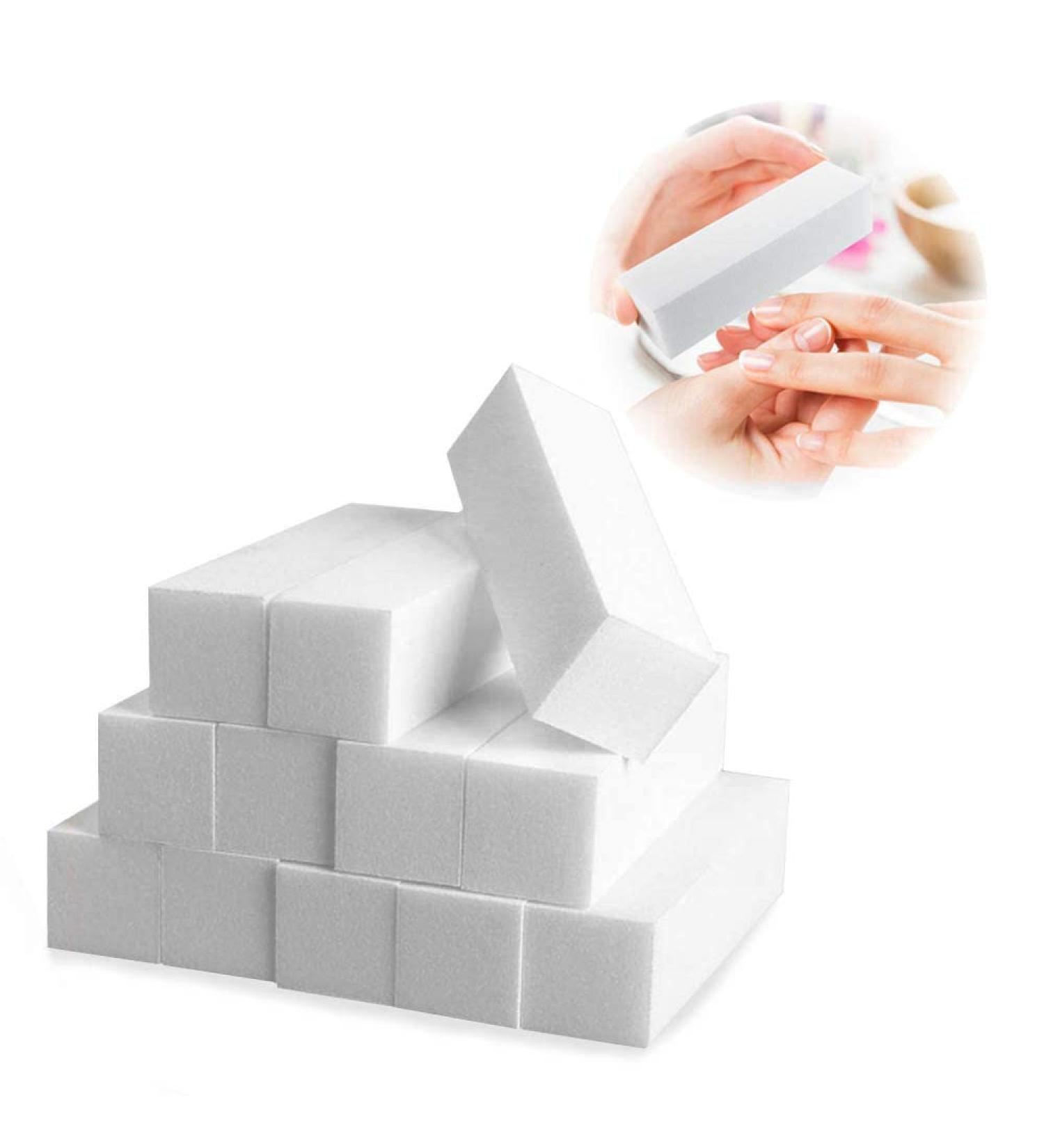 12 Professional Buffer Blocks for Natural Nails - Nail File Grit 150 for Gel & Beauty Salons | International Shipping - Buy Online on GoSupps.com
