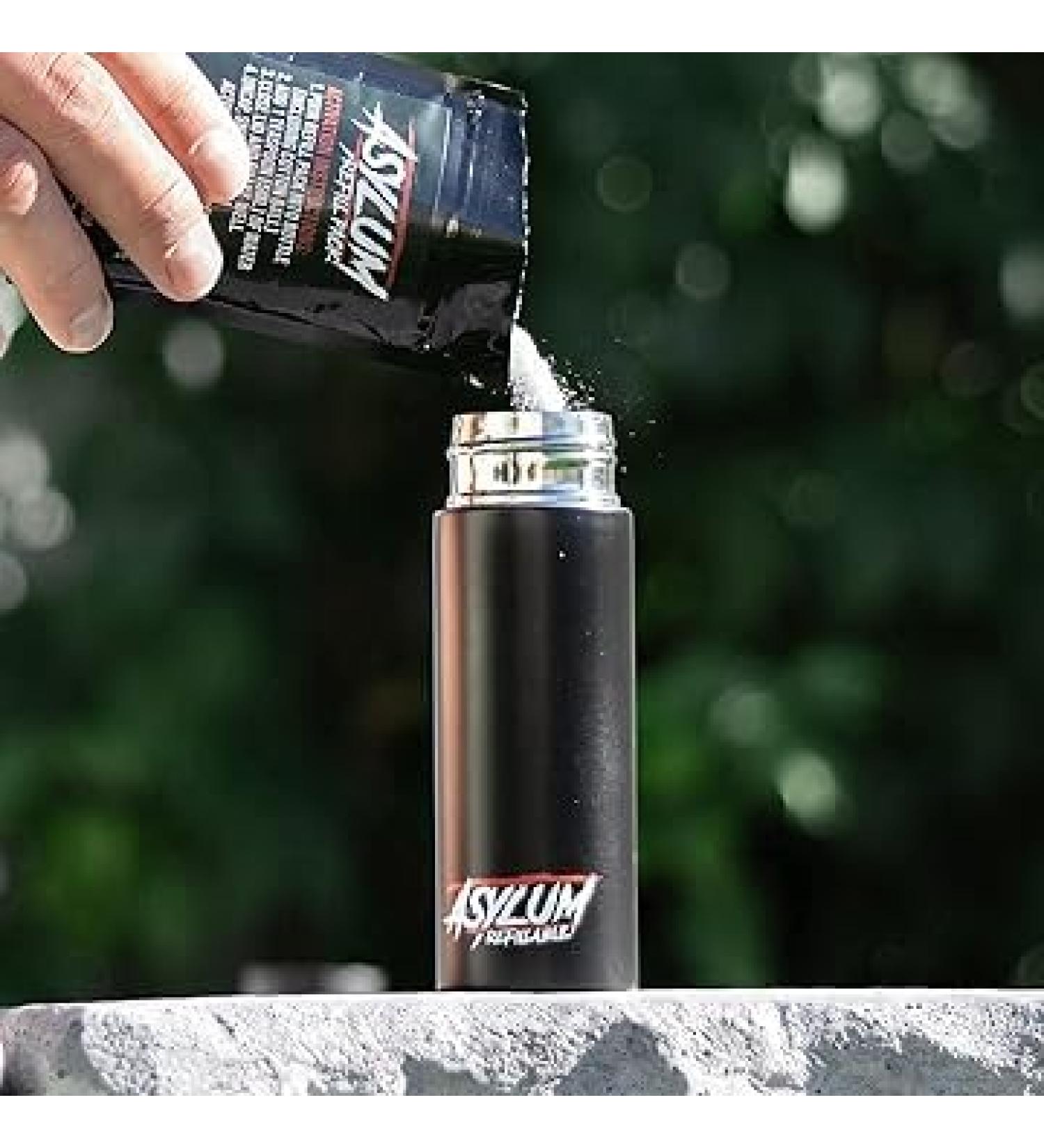 Smelling Salts Ward - Asylum Refill Pack - Individual Refill Pack for Use with Asylum Stainless Steel Refillable Smelling Salt Bottle (BOTTLE NOT INCLUDED) - Buy Online on GoSupps.com