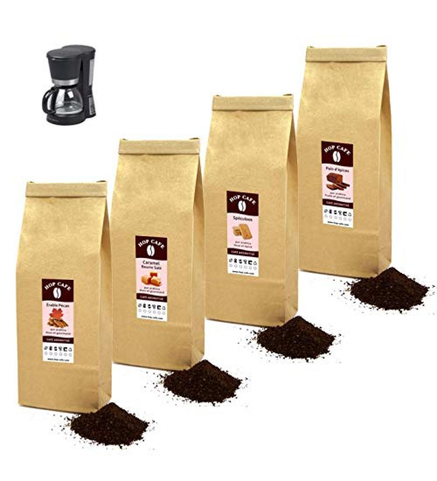 HOP CAFE Discovery Pack for Coffee Maker Filter - 4 x 250 g