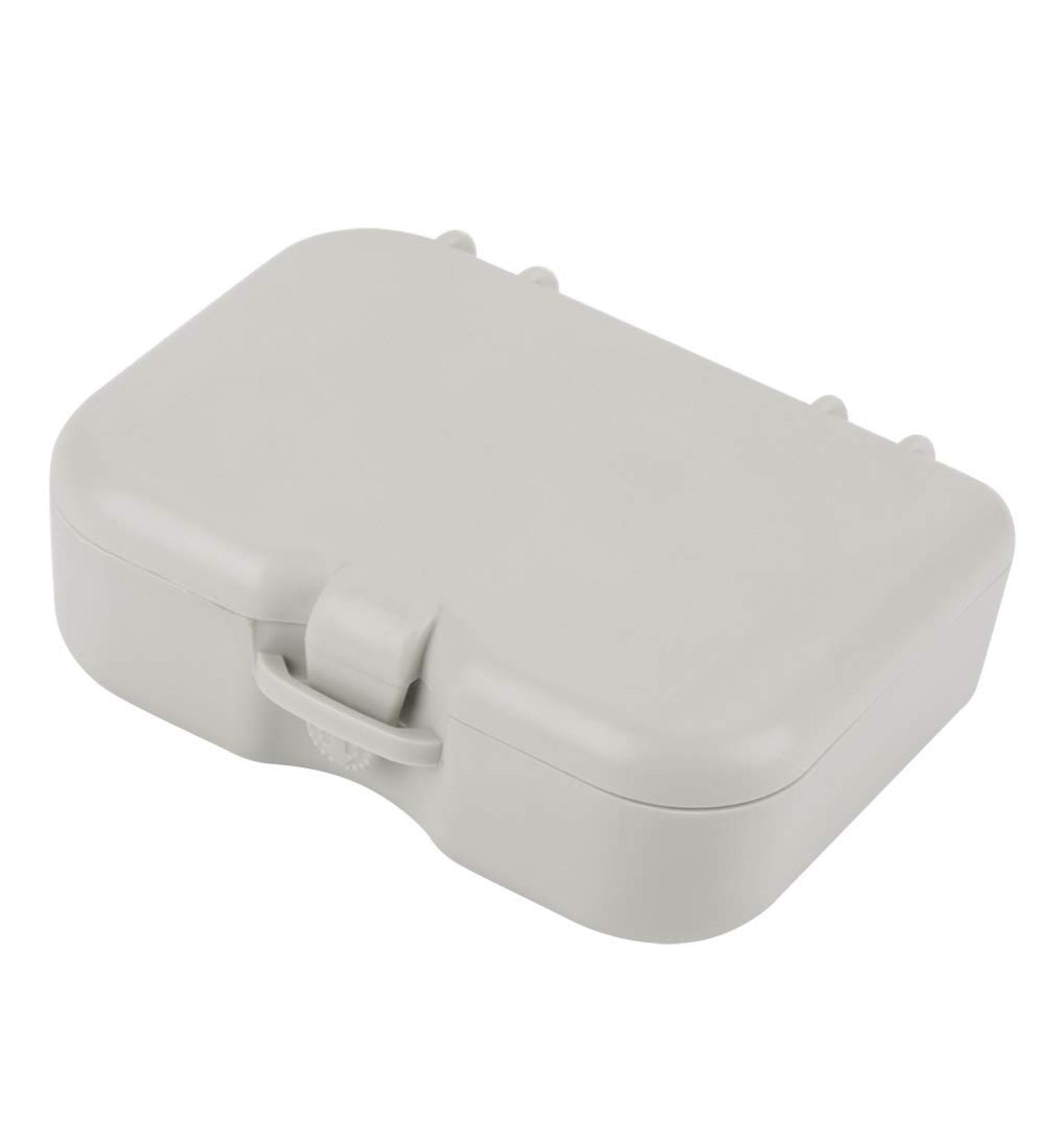 Prosthesis Box with Mirror - 1PC False Teeth Storage Case & Cleaner | Full Dental Appliance Container 13x10x4 cm - Buy Online on GoSupps.com
