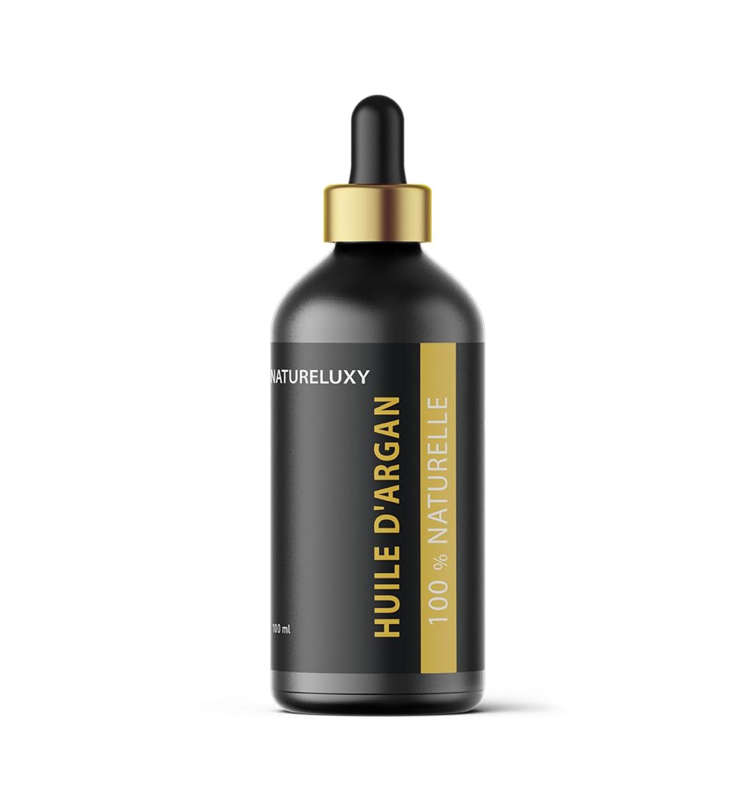  Natureluxy Argan Oil 100ml Glass Bottle with Dropper - Buy Online on GoSupps.com