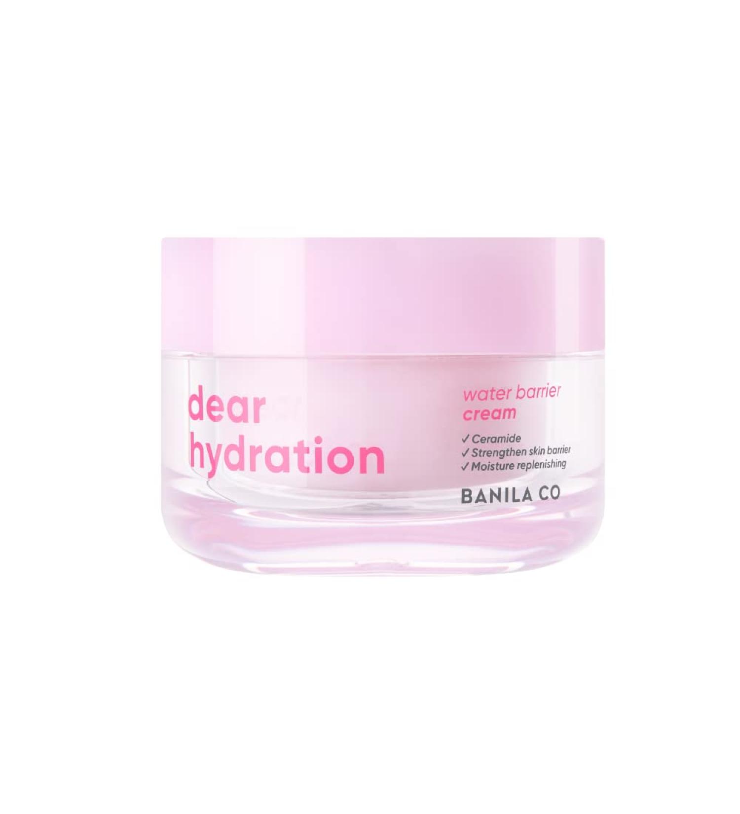 BANILA CO Dear Hydration Water Barrier Cream - Intense Hydration Pink Cactus Water Dermatologist Tested (50ml - Buy Online on GoSupps.com