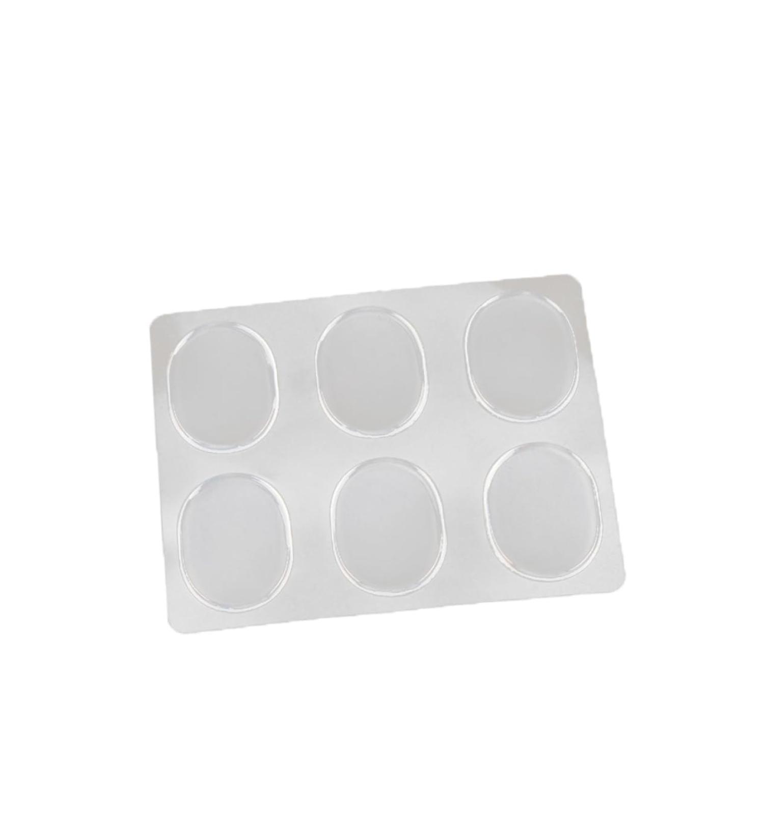 FRCOLOR Clear Silicone Gel Shoe Pads - 6PCS Comfortable Heel Inserts for Foot Relief | International Shipping Available - Buy Online on GoSupps.com