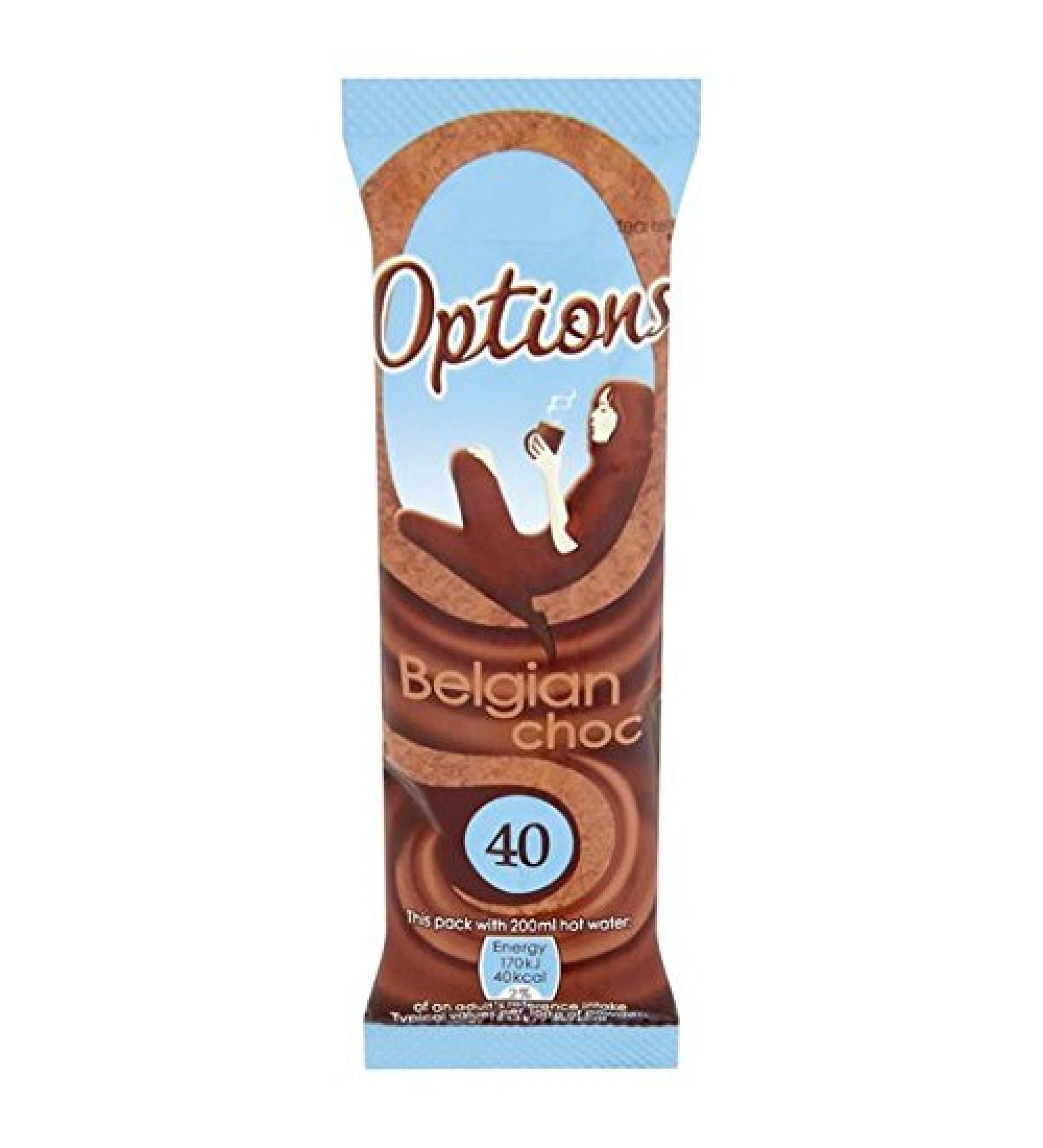 Options Belgian Chocolate Sachet 11g