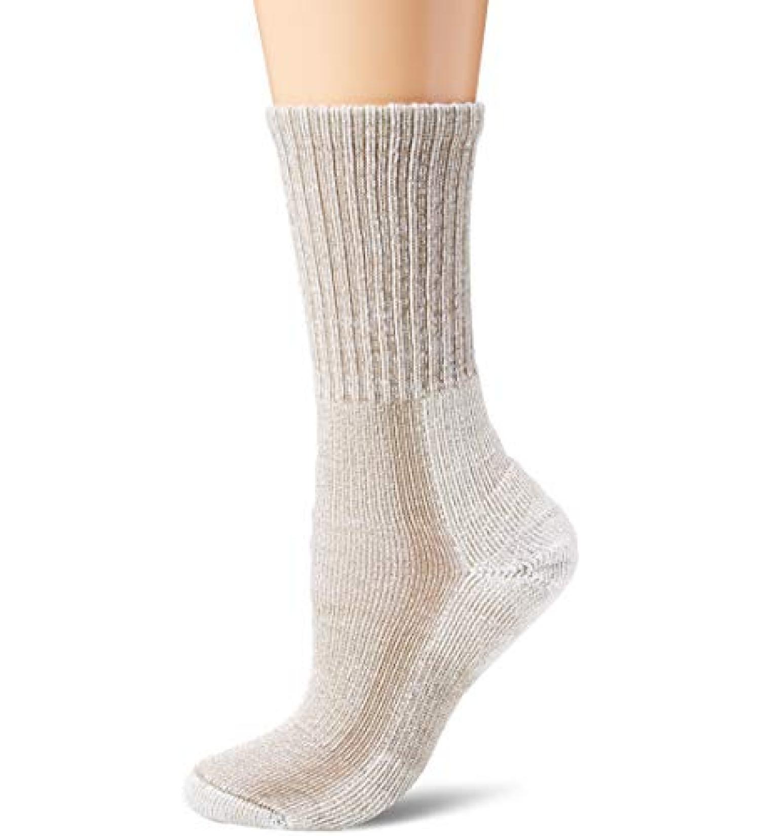 Thorlos Women's Moderate Cushion Coolmax Crew Socks Pair SM Shoe 5-6.5 Shoe Size: 5-7 Khaki