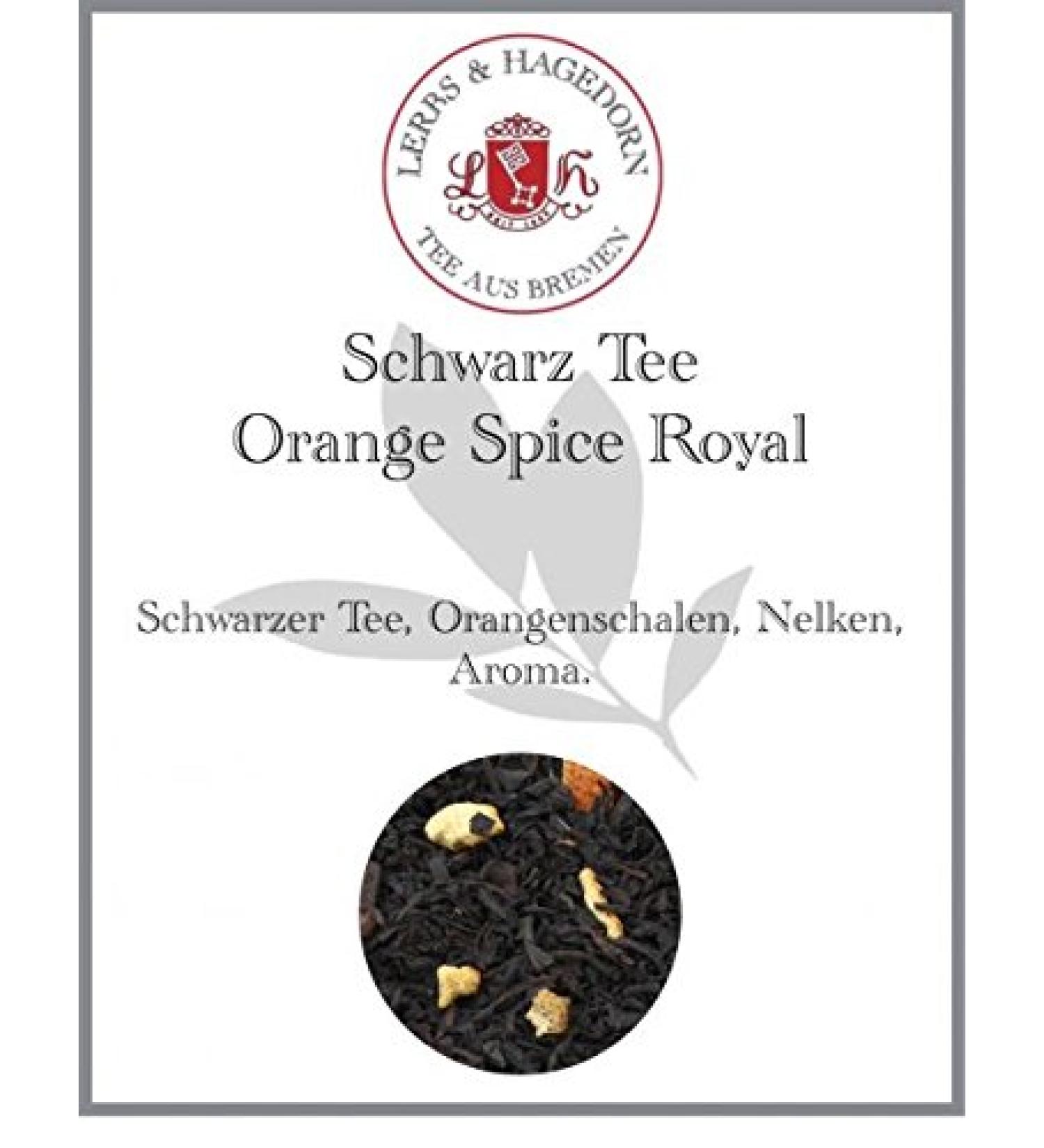  Lerbs & Hagedorn Spice Royal Orange Black Tea 1kg - Buy Online on GoSupps.com