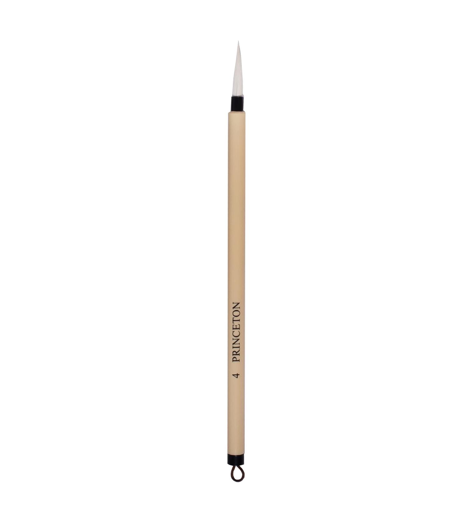 Princeton Artist Brush Co. Bamboo Series 2150 - Short Handle Round Brush Size 4 - Buy Online on GoSupps.com