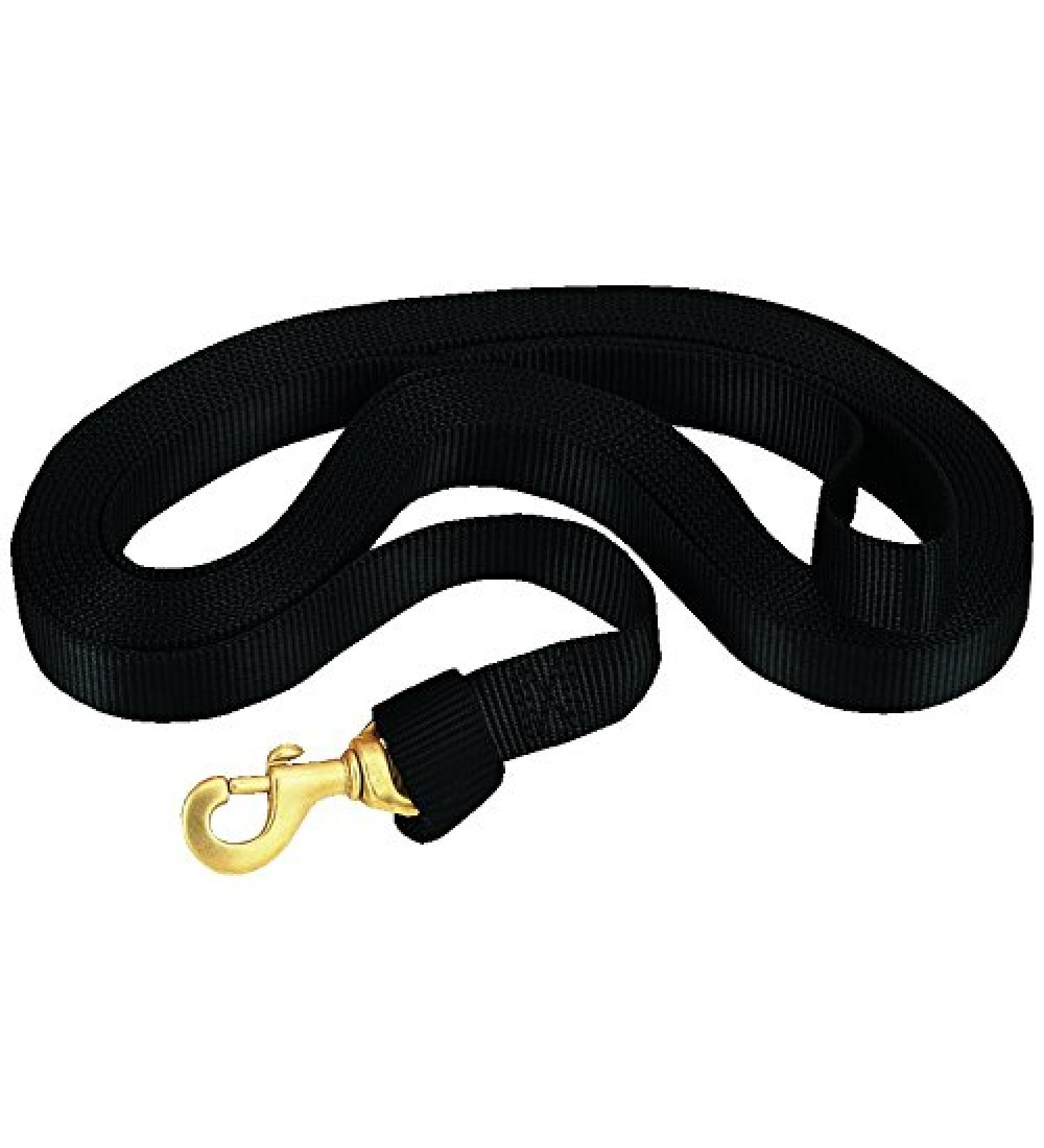 Weaver Leather Flat Nylon Lunge Line Black