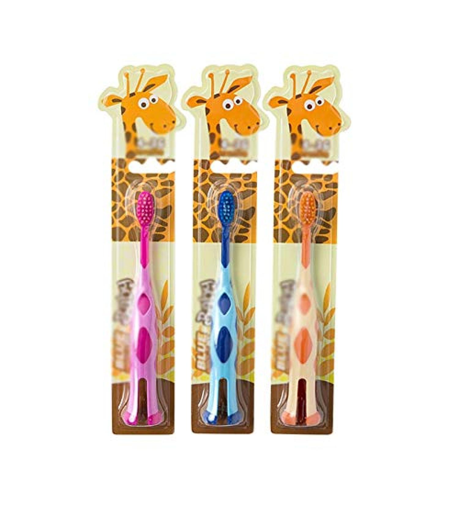 SUICRA Giraffe Superfine Soft Toothbrush - Cartoon Household Toothbrush for Gentle Cleaning | International Shipping - Buy Online on GoSupps.com