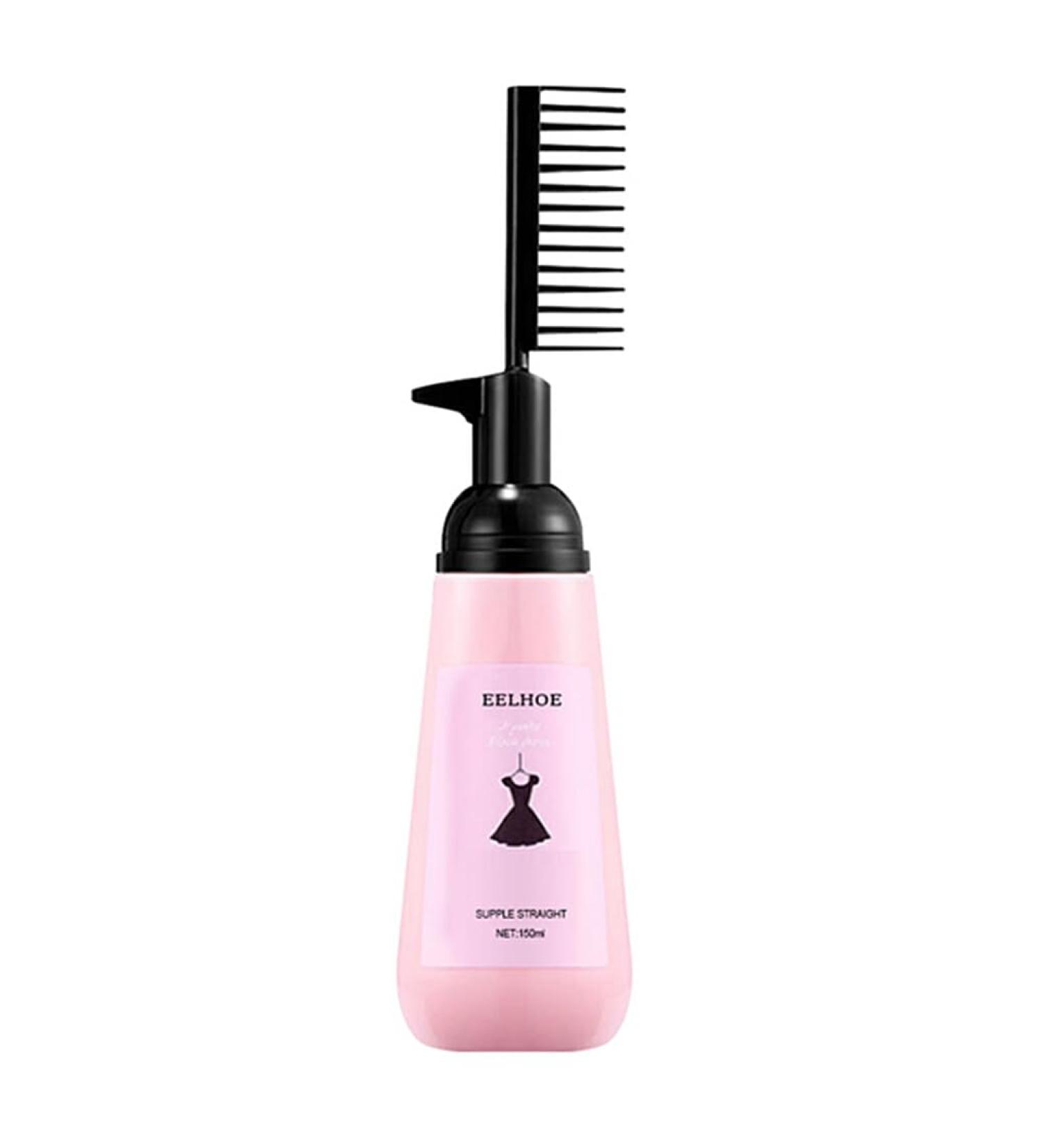 Dajidafu Universal Curly Hair Straightening Cream with Brush Smoothing Hair-styling Nourishing Beauty Accessory for Professional - Buy Online on GoSupps.com