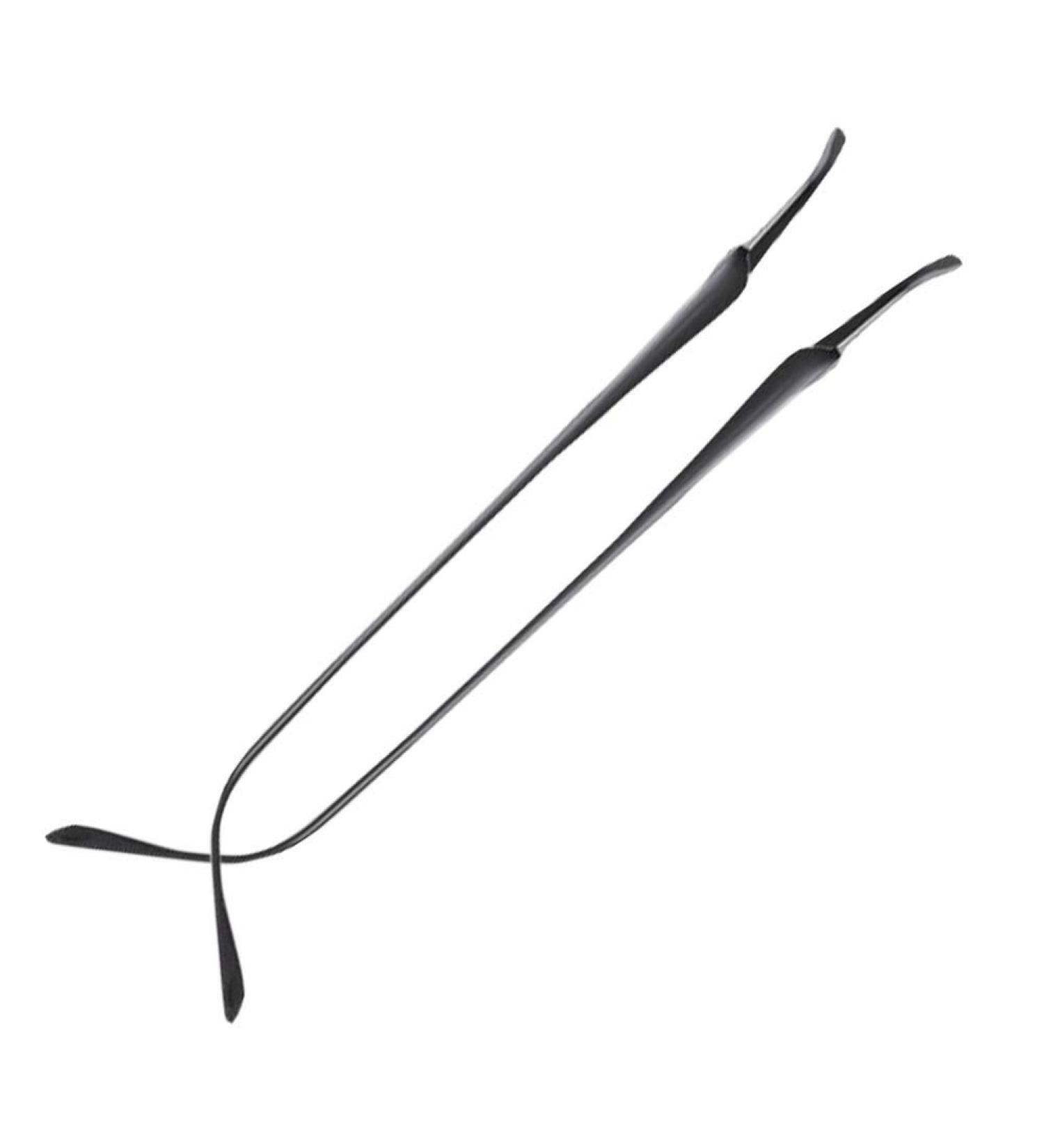 Ygnjh glasses replaced the legs.Glasses glasses 1 pair of black replacement bars men metal bracket for borderless glasses