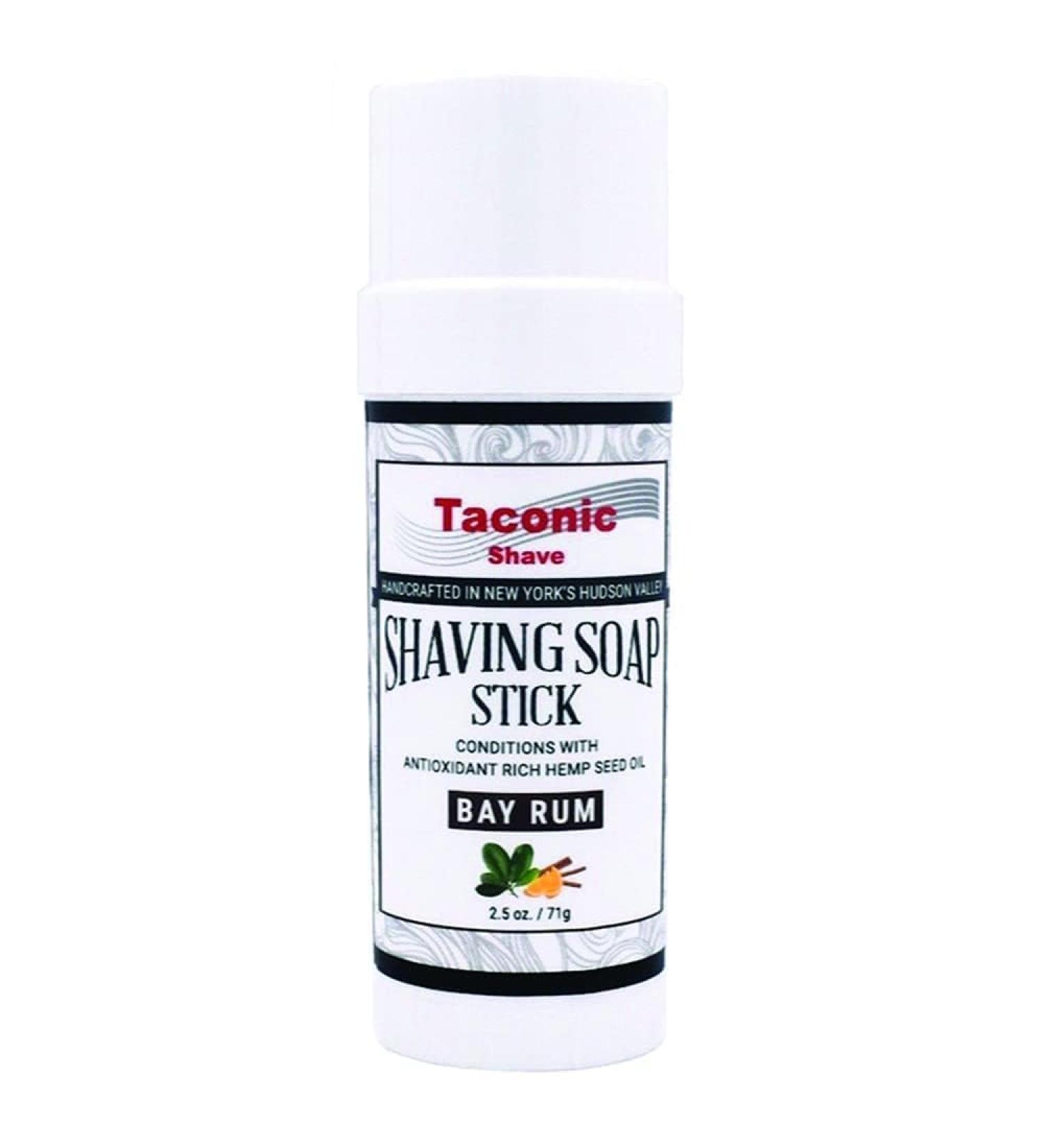 Taconic Shave Bay Rum Shaving Soap Stick - Antioxidant-Rich Formula for a Smooth Shave | International Shipping Available - Buy Online on GoSupps.com