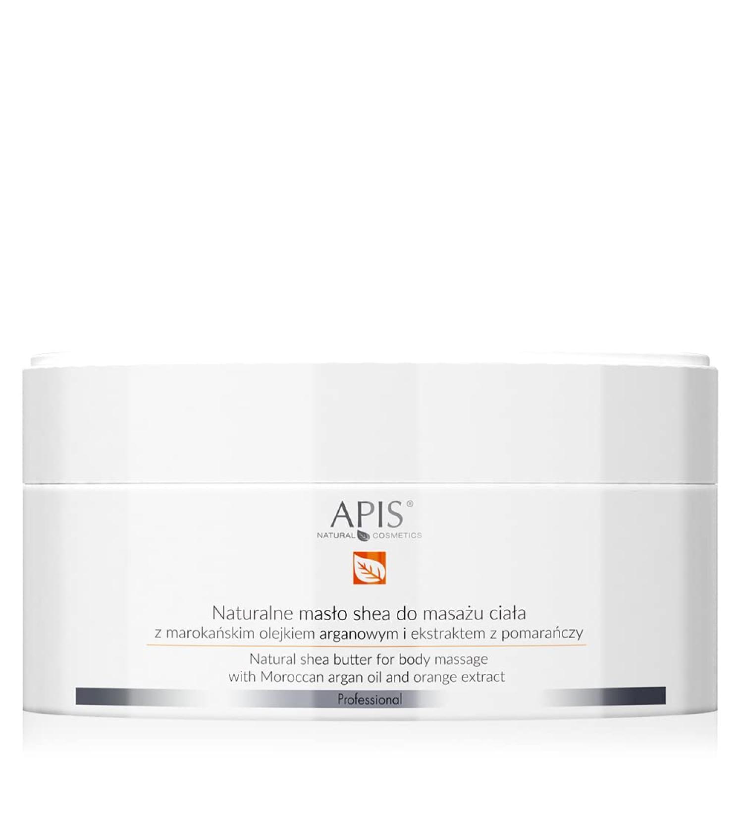 APIS Natural Shea Butter with Argan Oil for Body Massage 200g