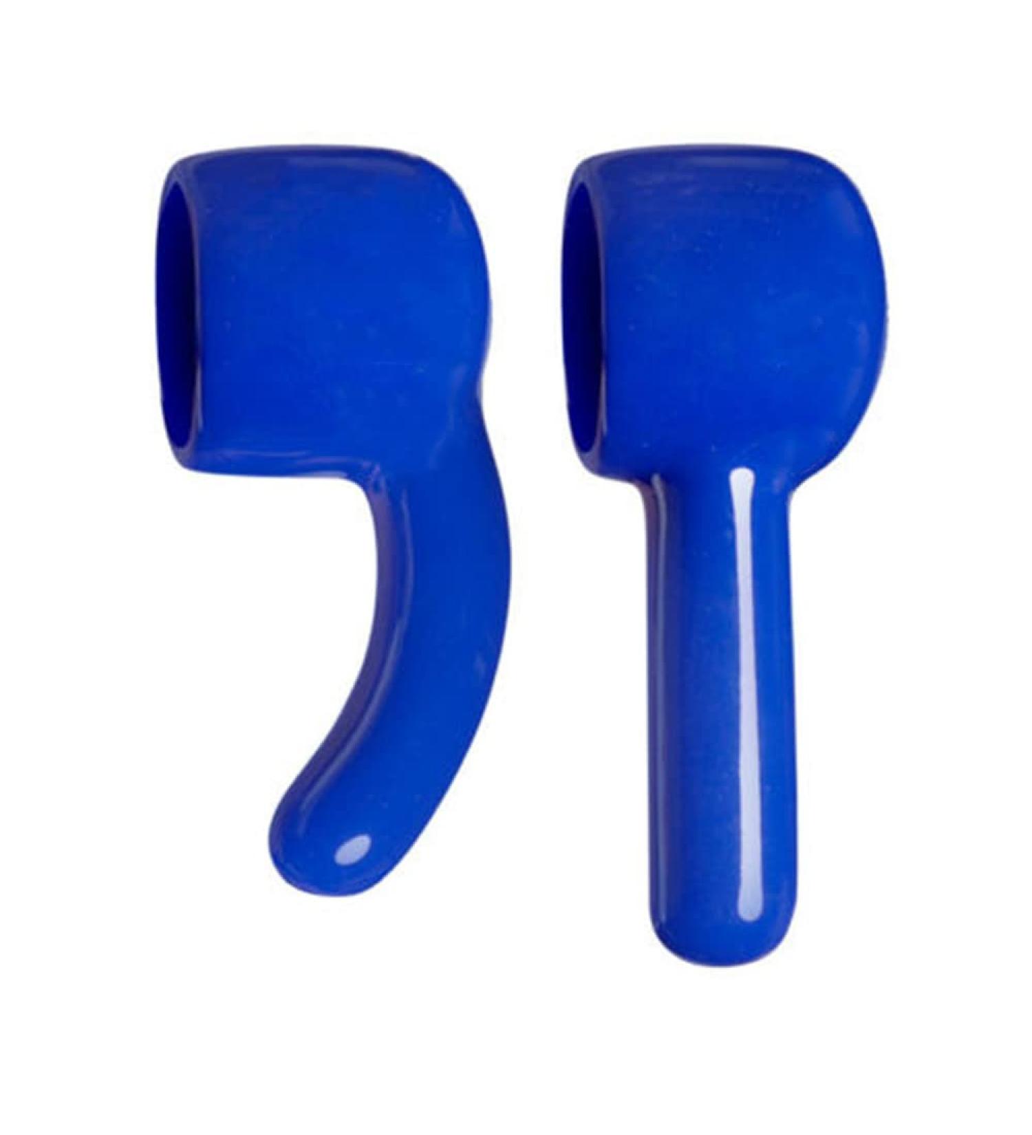 Silicone Massage Attachment Accessories - 2 Pack Blue - for Massagers - Buy Online on GoSupps.com