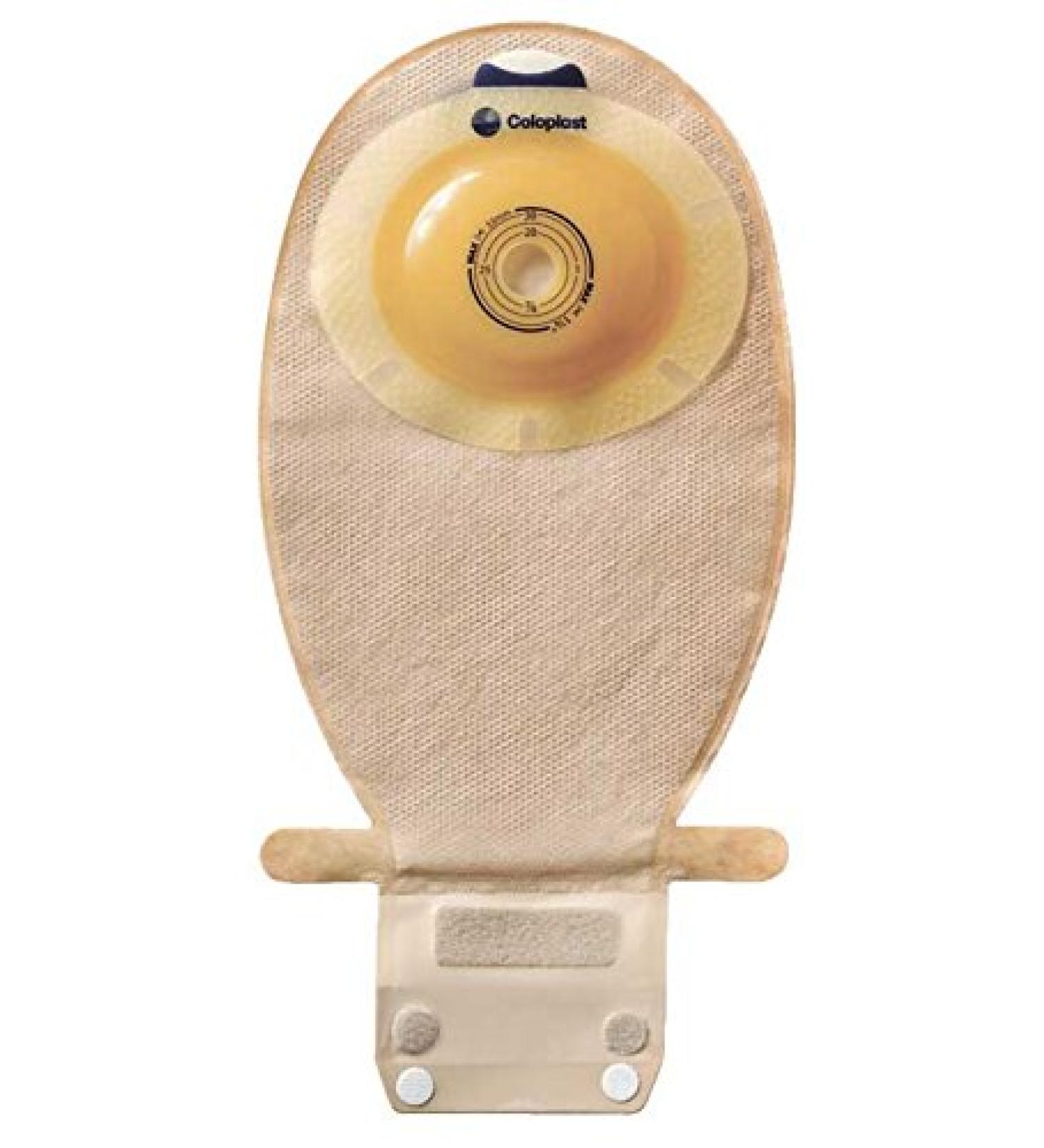 SenSura 1-Piece EasiClose Wide Drainable Pouch Standard Wear Convex Light with Filter 11.5' Length Maxi 5/8 to 1 3/4' 5606B (Box of 10)