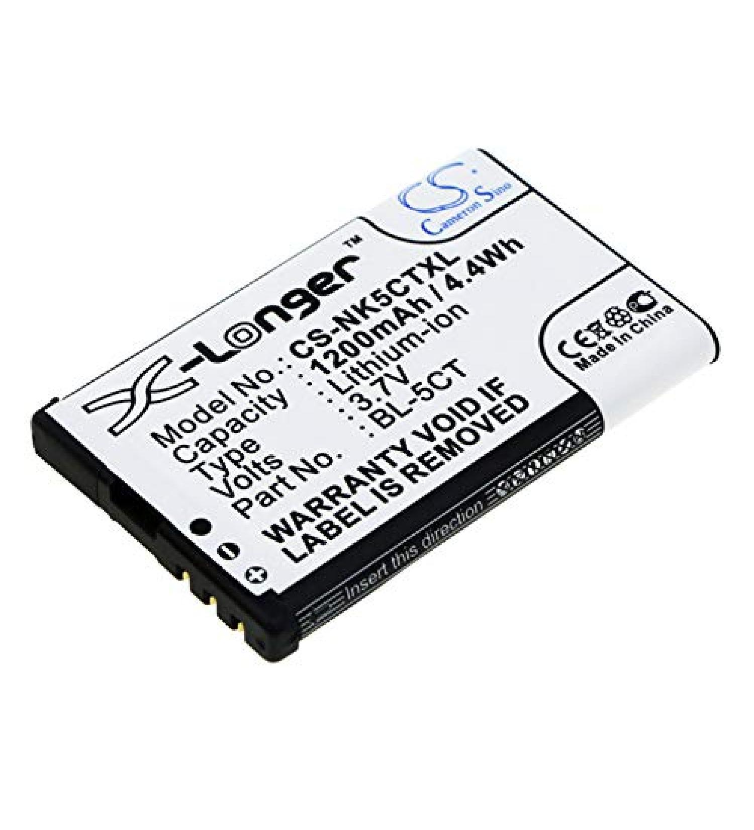 JRINK BL-5CT Battery Replacement - Compatible with Illuvial 6700 6730 C3-01 C5 C6 | International Shipping Available - Buy Online on GoSupps.com