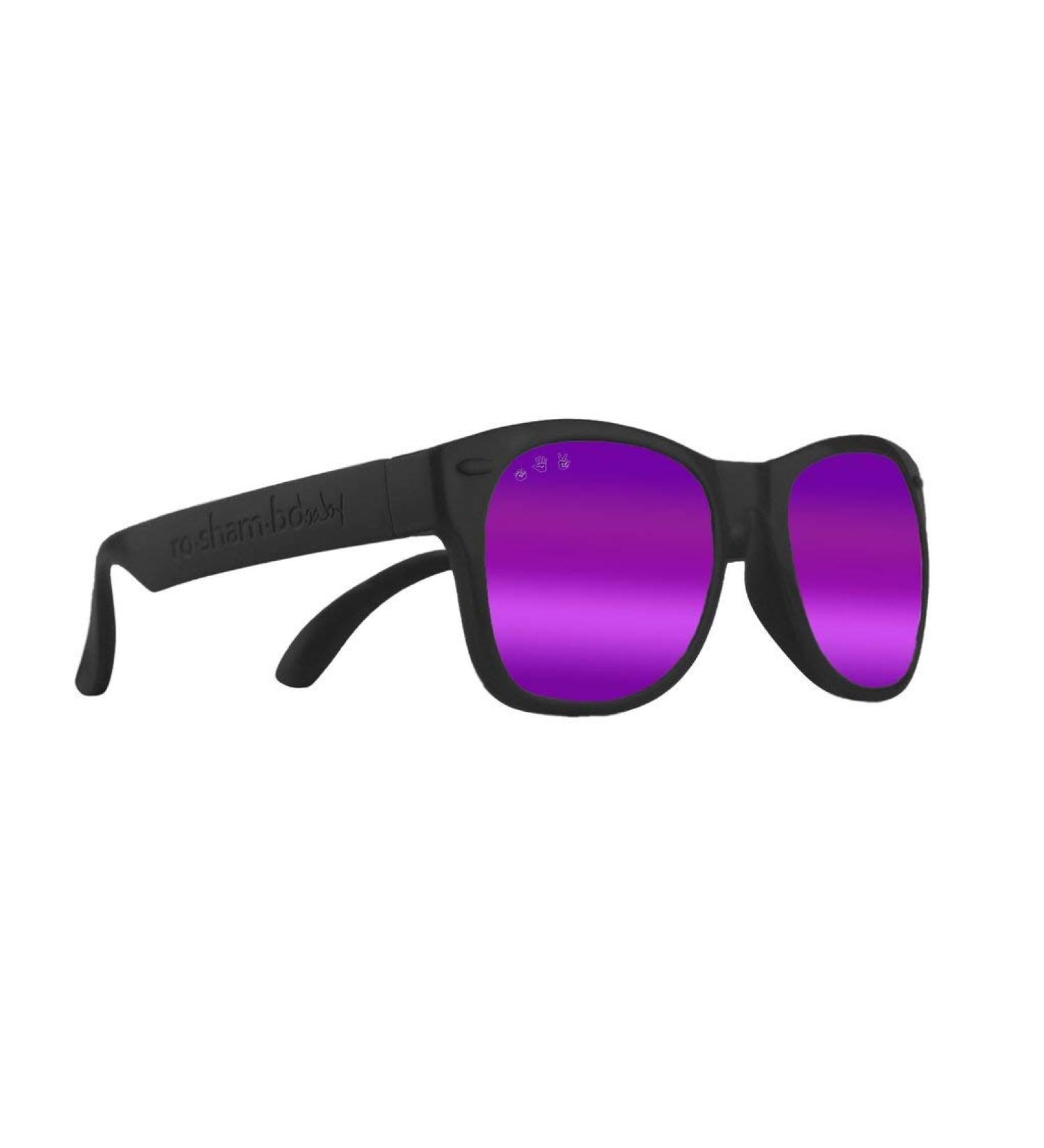 Roshambo Toddler Shades age 2-4years 100% UVA/UVB Protection Completely Unbreakable Sunglasses Bueller/Purple Mirror